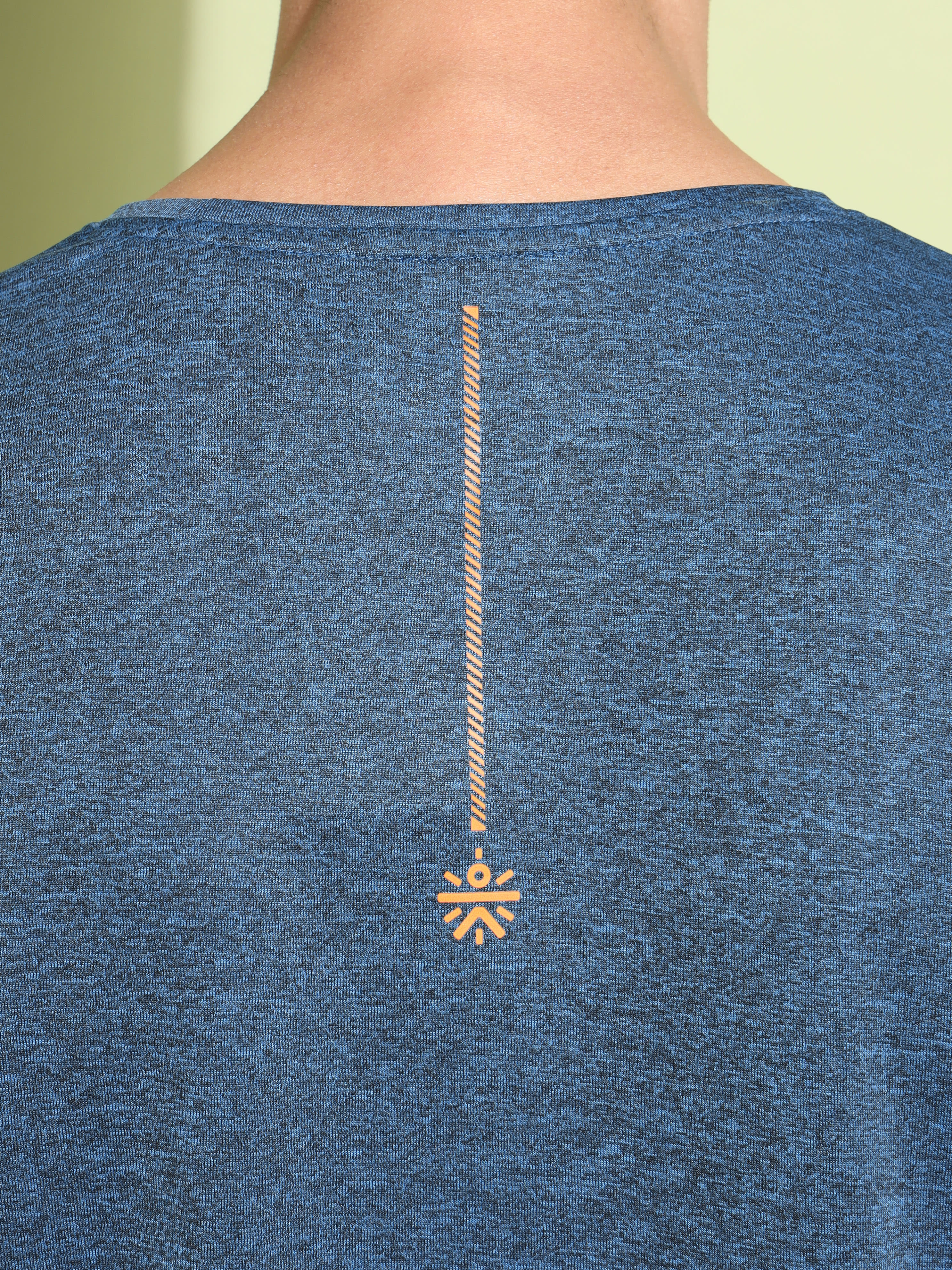 Melange Graphic Print T-shirt