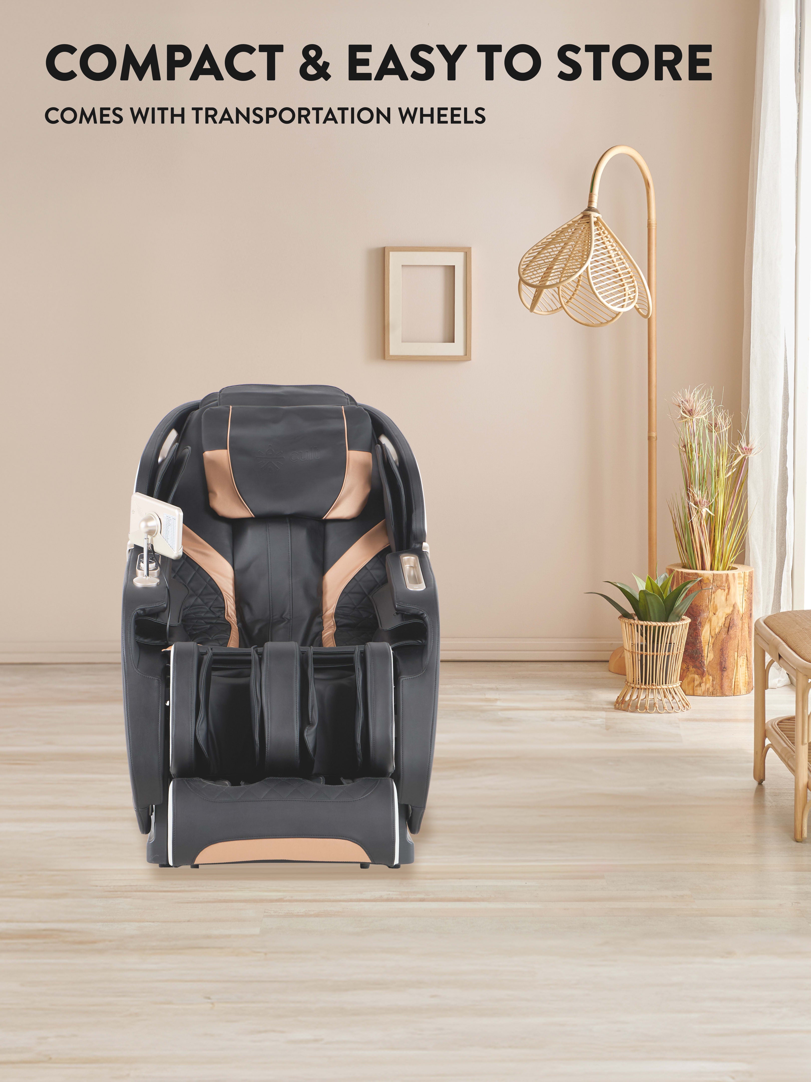 Cult Apex Massage Chair with Zero Gravity, SL Track 2D Massage Technique and Bluetooth AI voice Function For Full Body Massage At Home