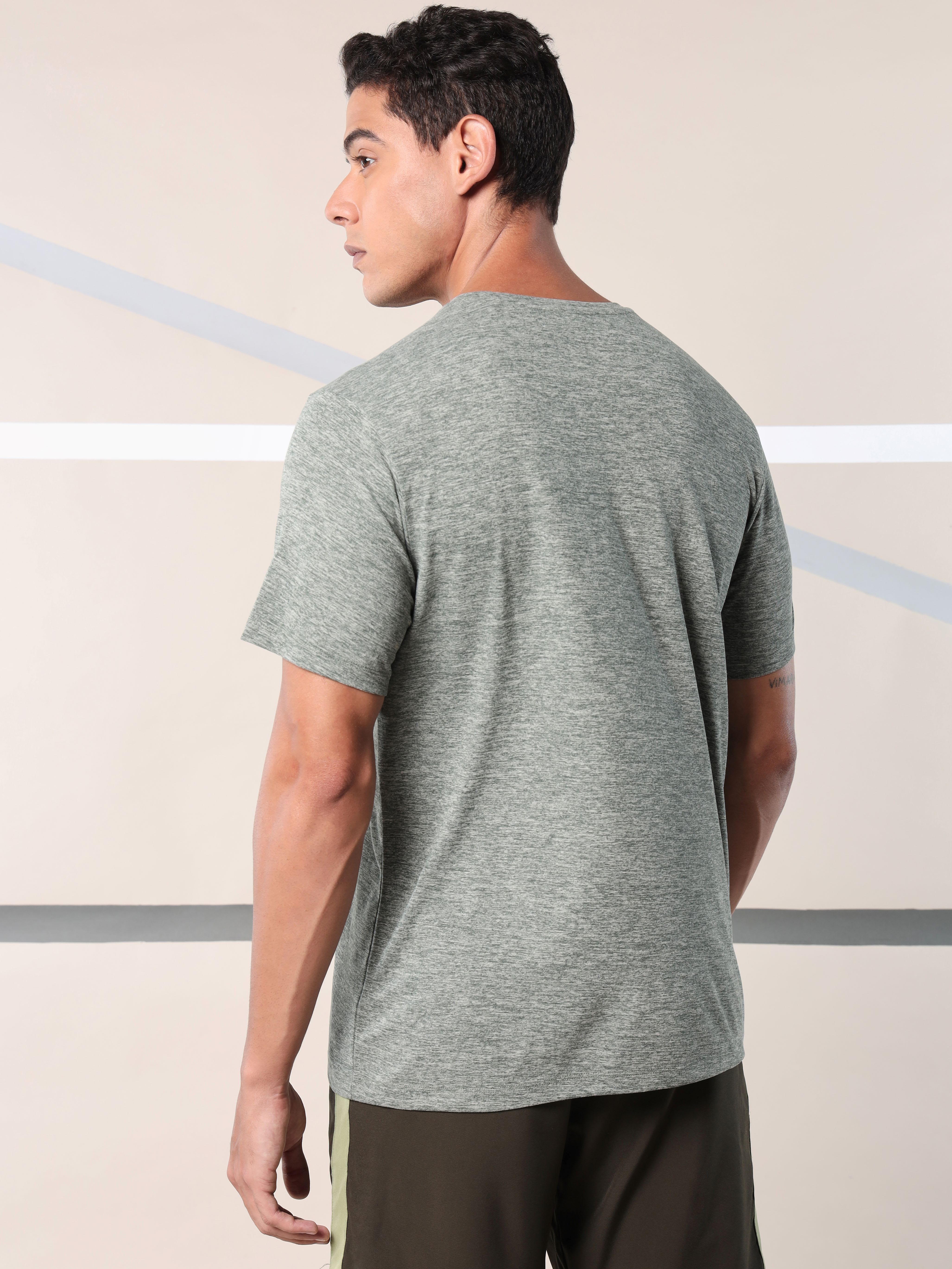 Move All Day Olive Comfortech T-shirt