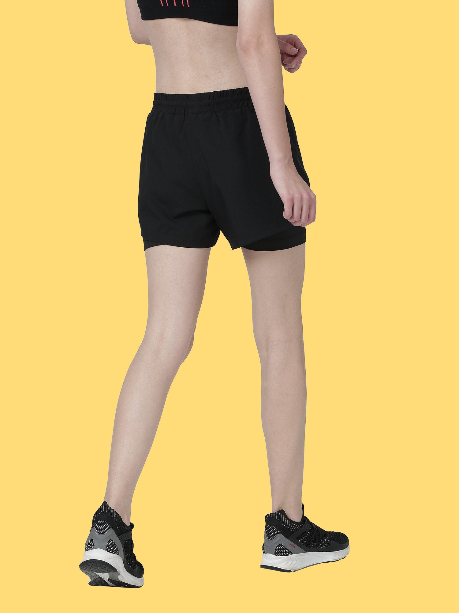 Vital Finish Black Gym Shorts