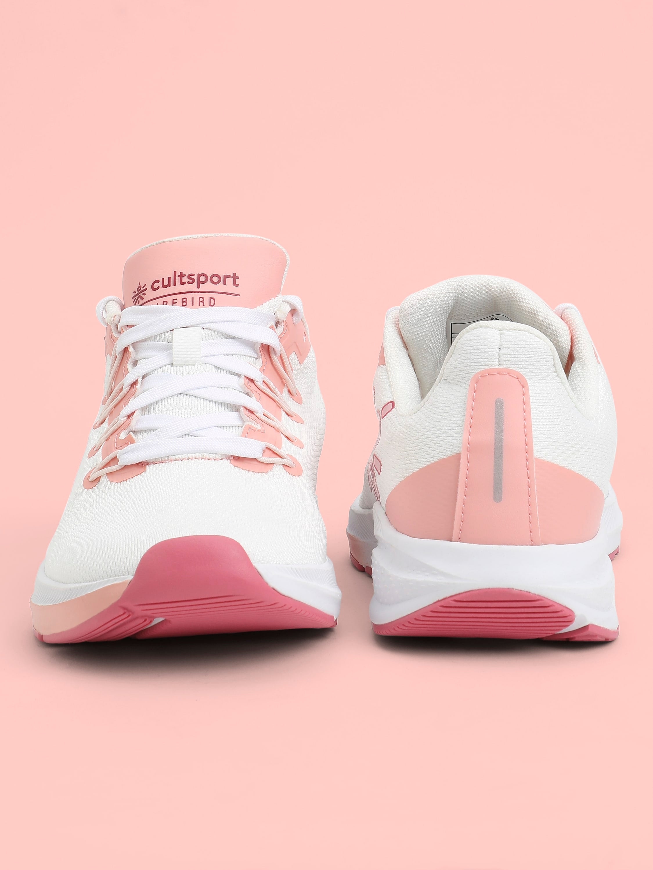 cult Firebird Women Running Shoes - White/Peach