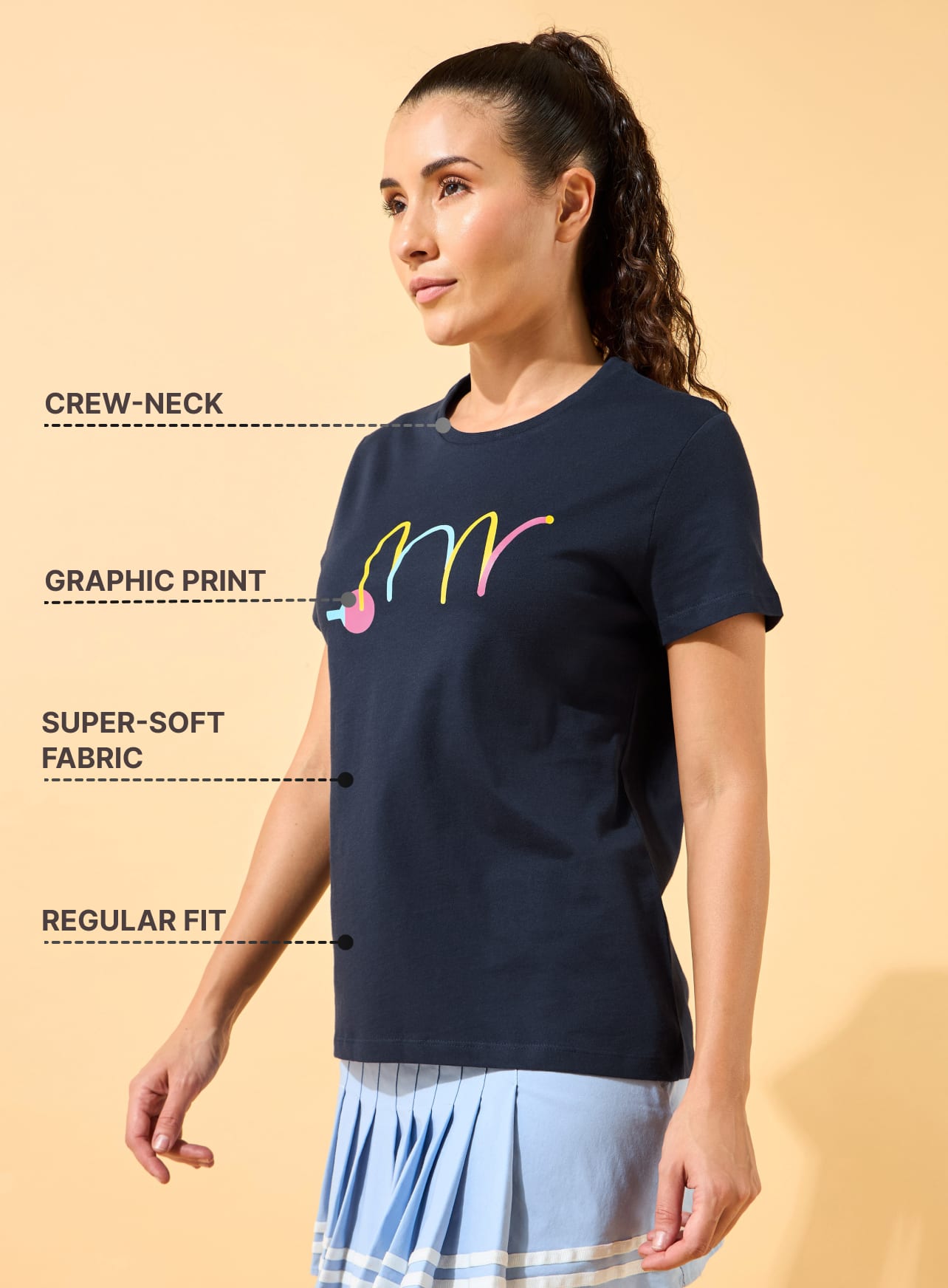 Ping Pong Print T-shirt