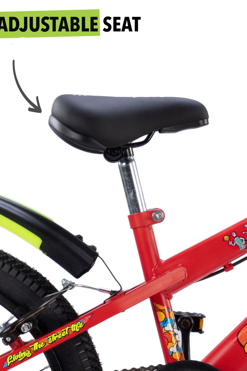 Skater 20T Steel Frame Kids Bike Red