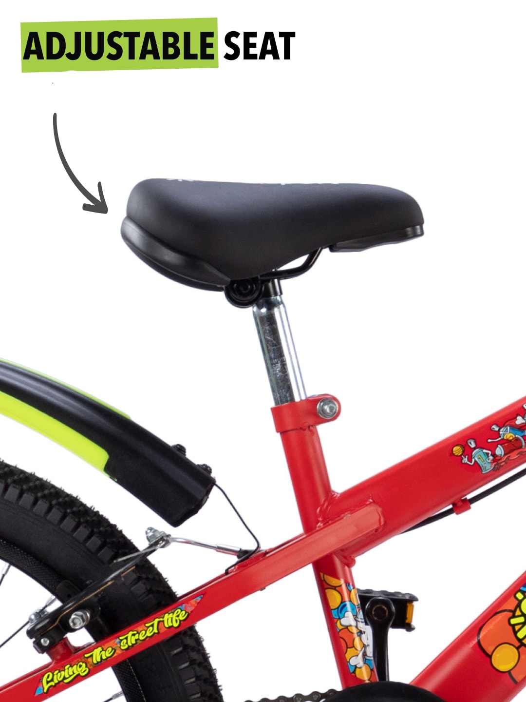 Skater 20T Steel Frame Kids Bike Red