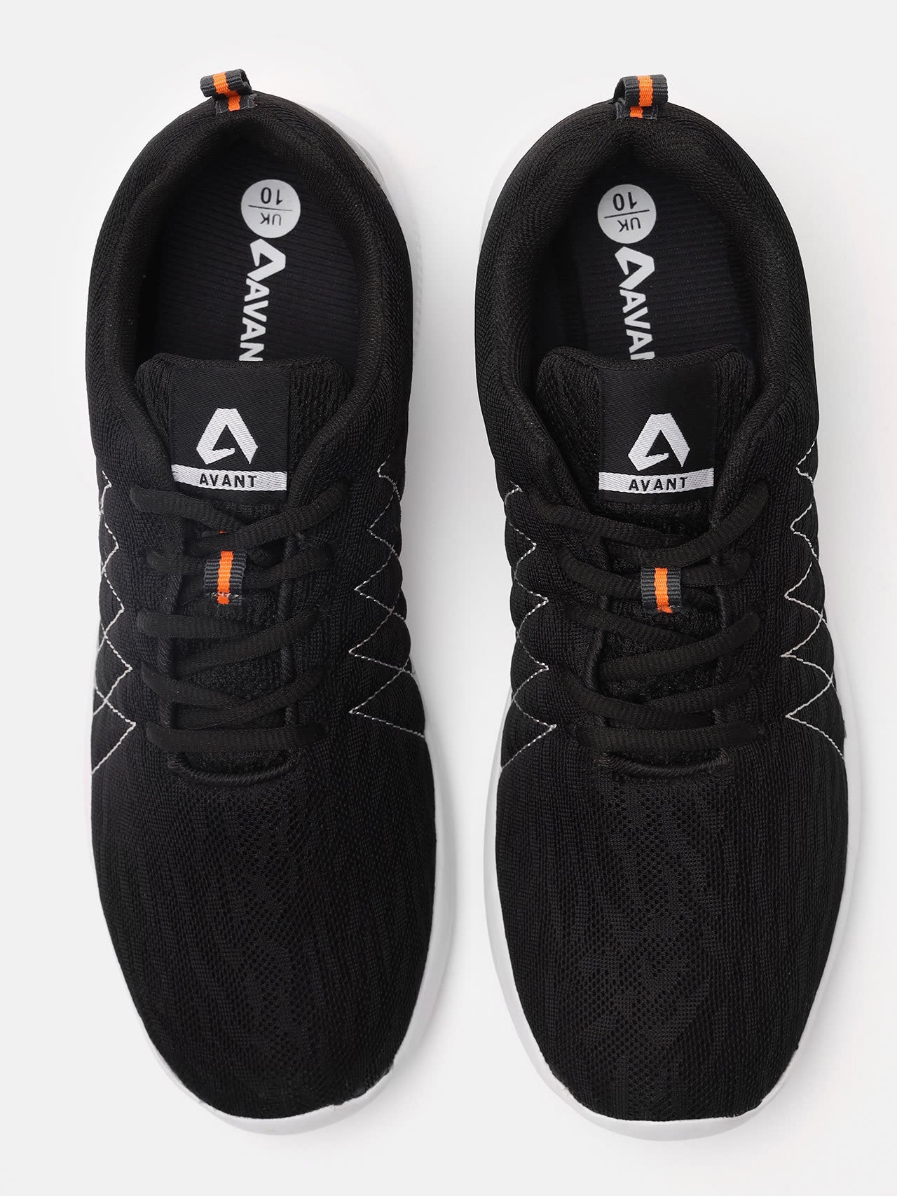 Avant Men's Ultra Light Running & Training Shoes - Black