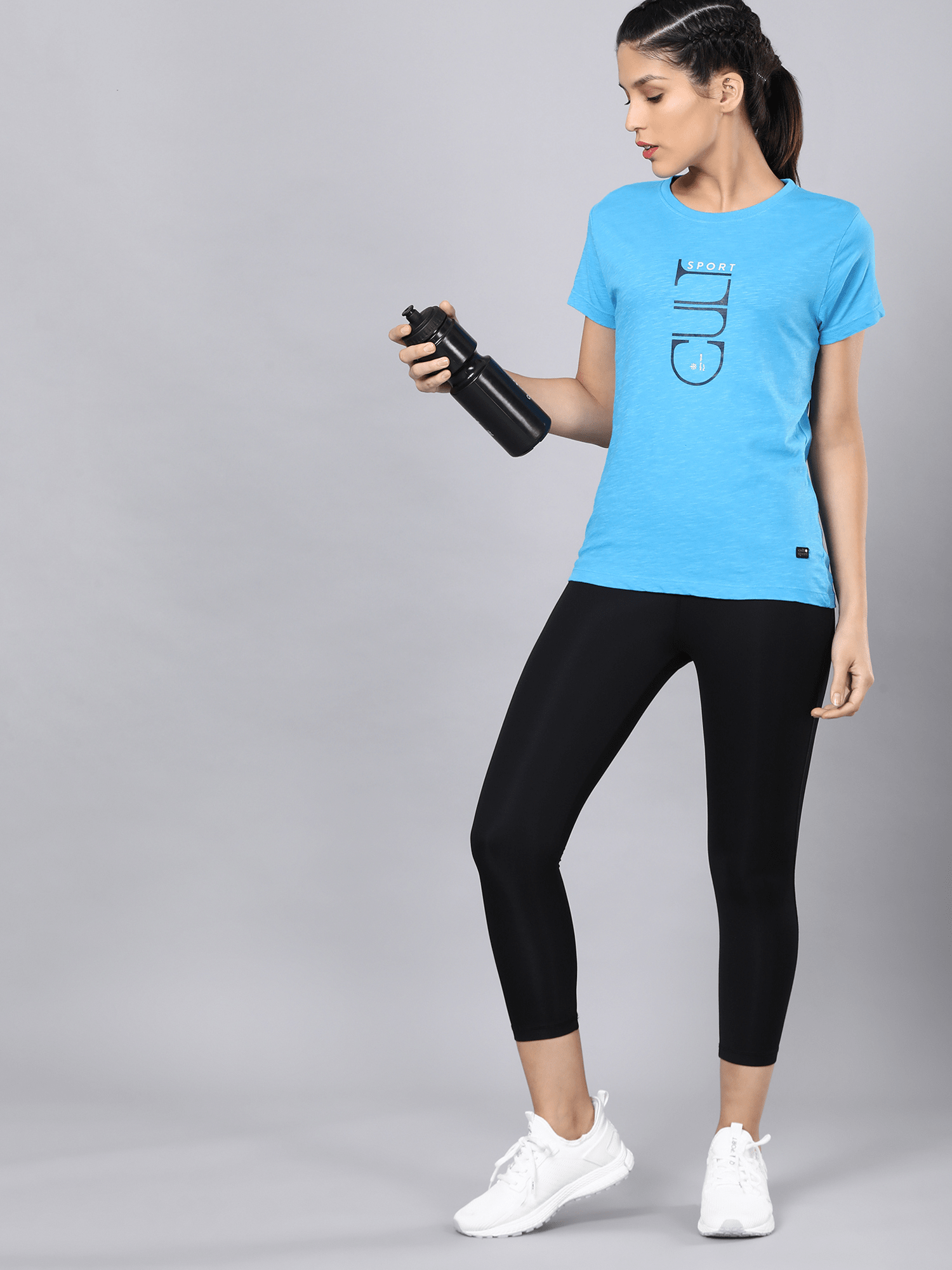 Everyday Graph Blue Casual Tee