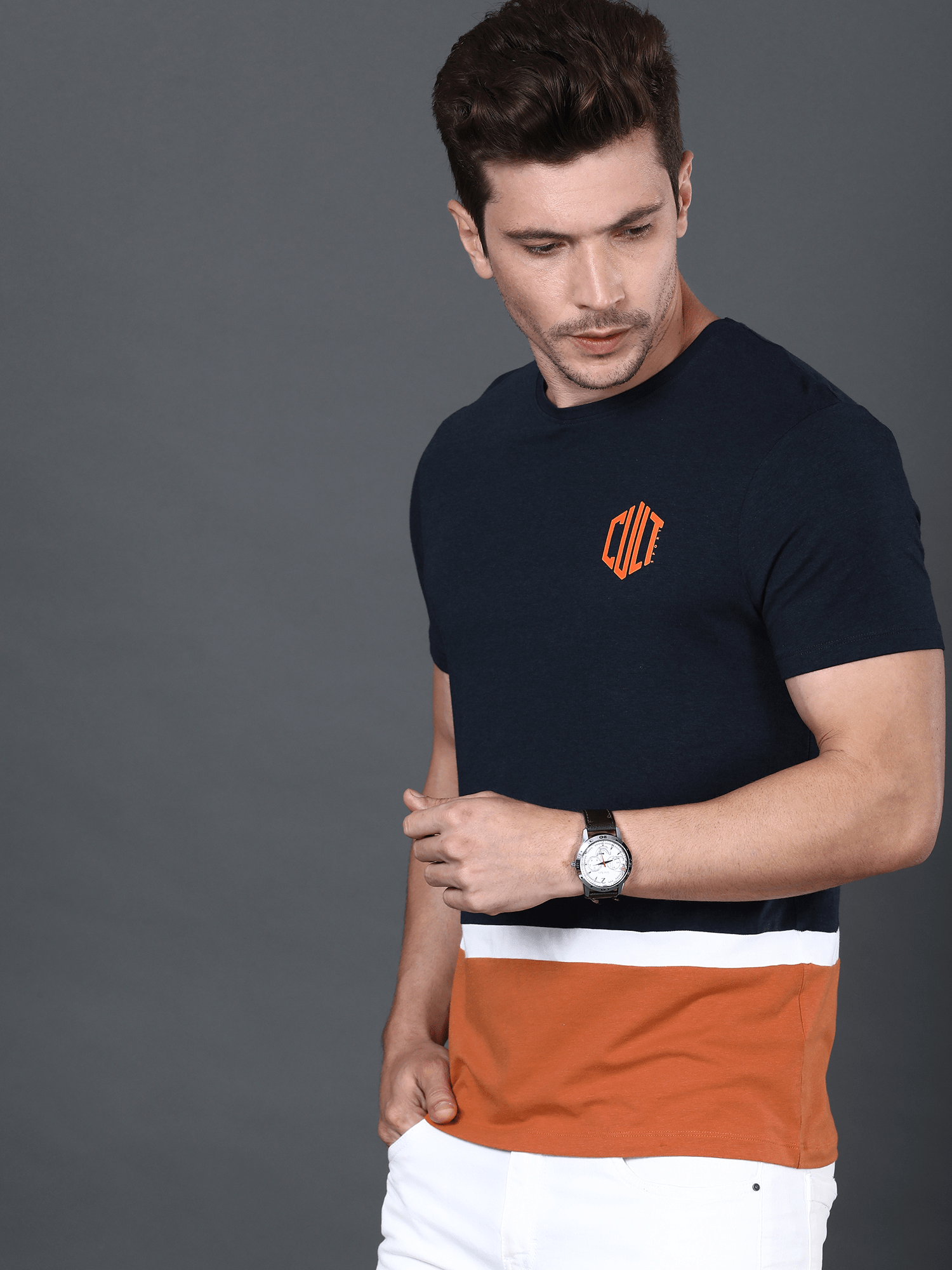 Bamboo Cloud Blue Casual Tee