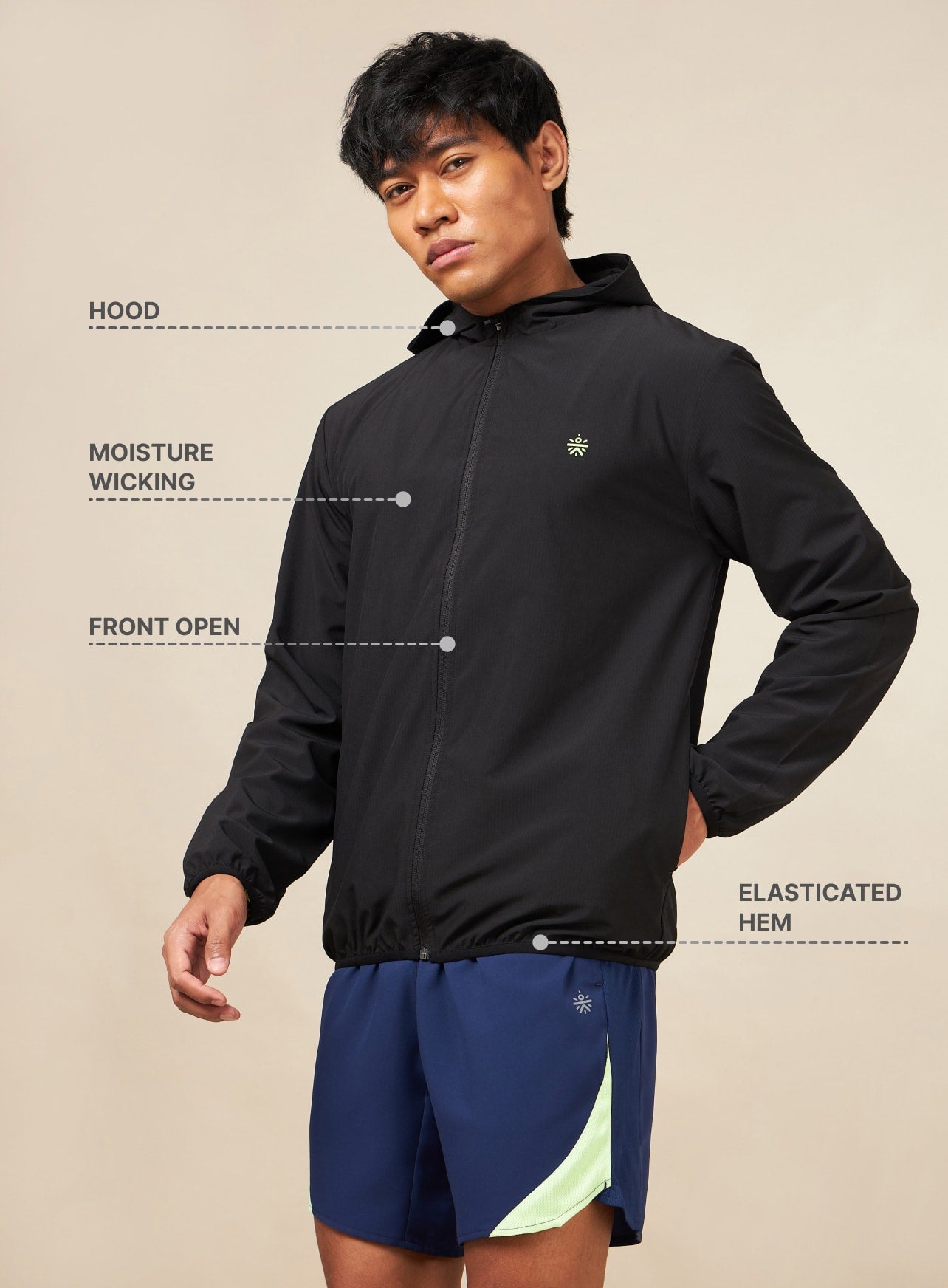 All Day Train Black Jacket