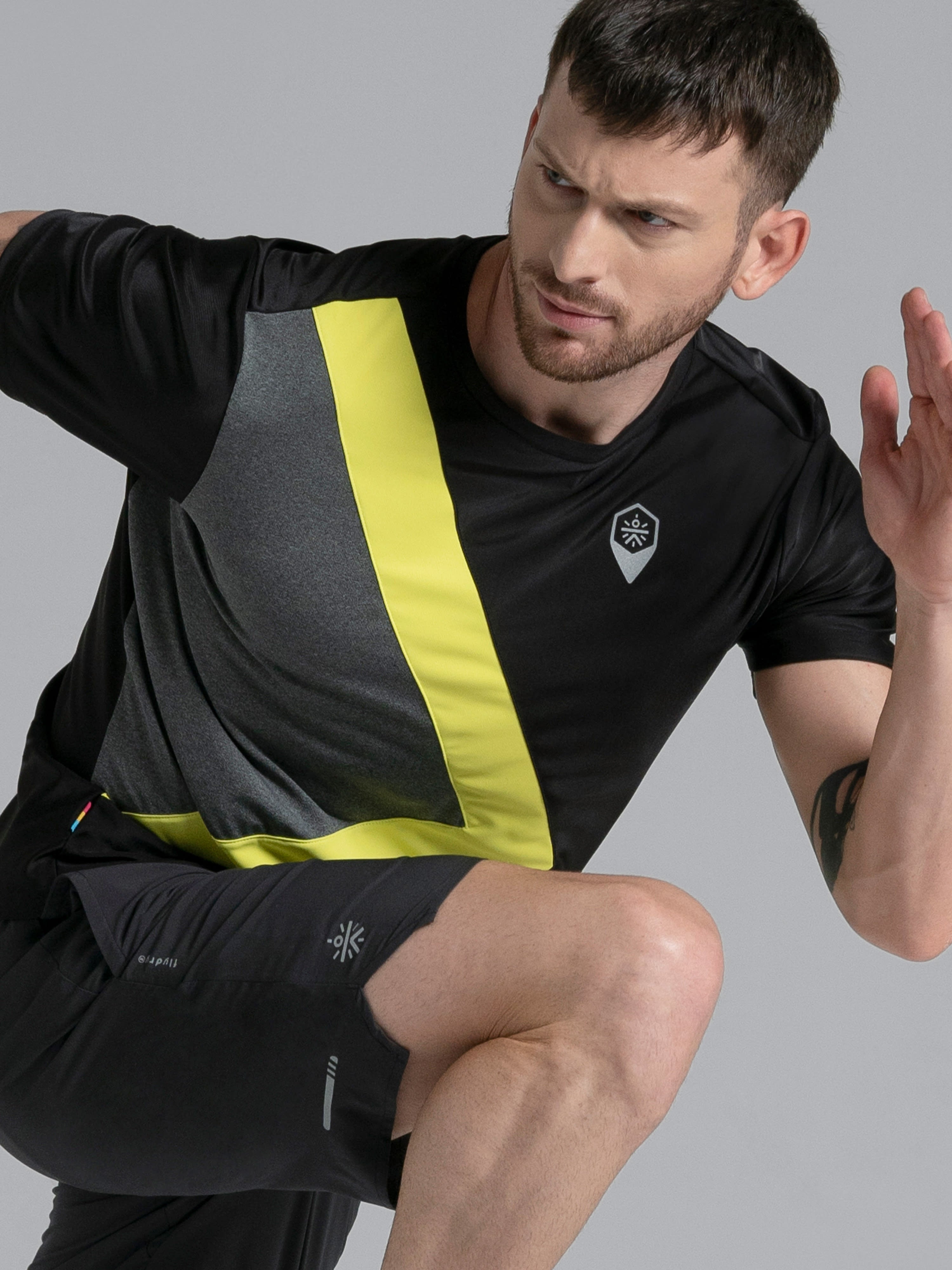 FAB Men's Colourblock Workout T-shirt