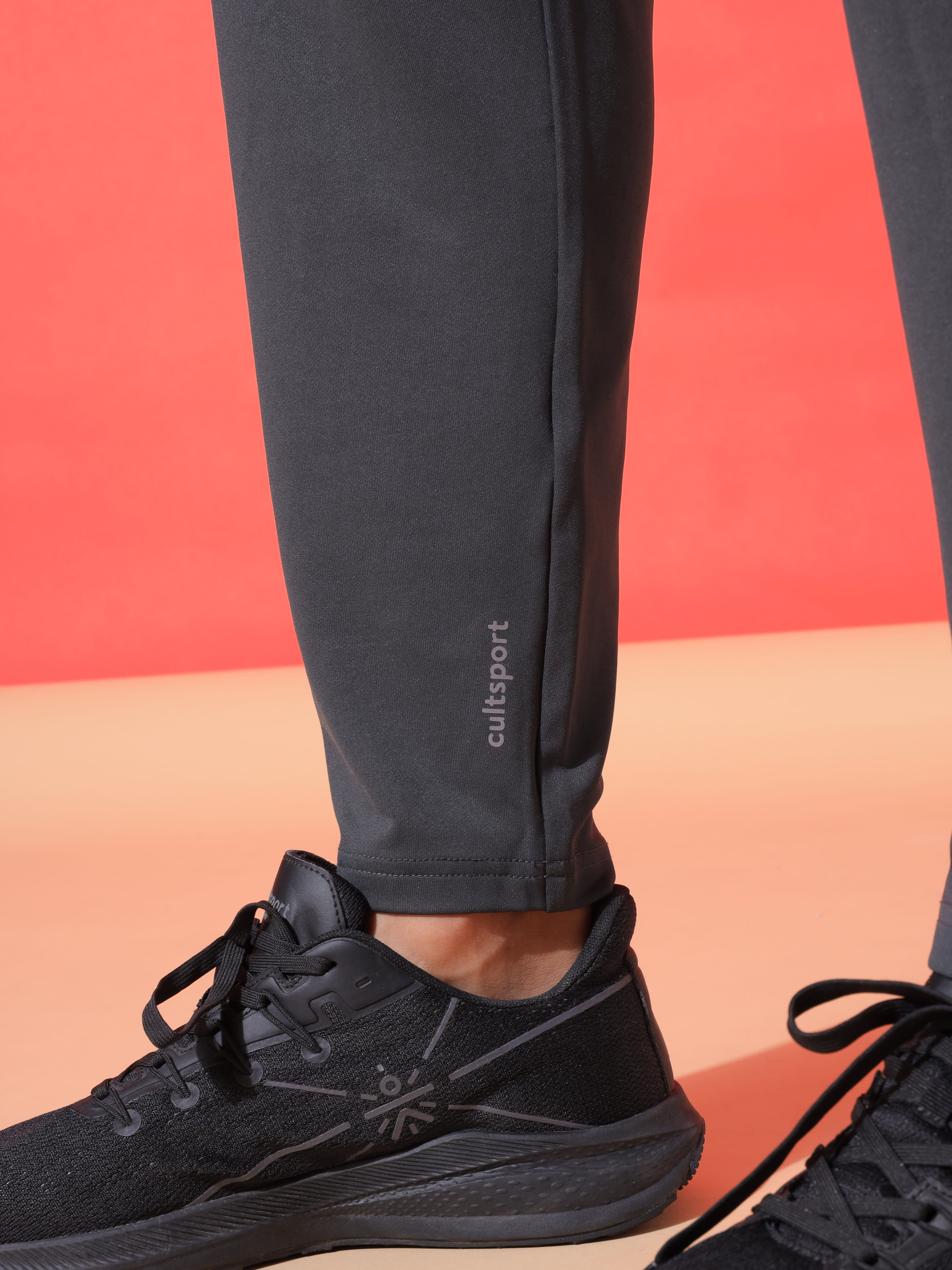 Printed Panel Stretch Trackpants