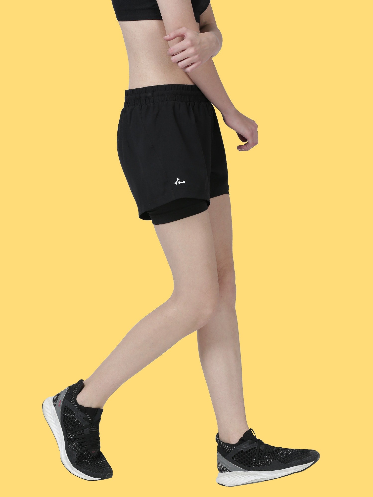 Vital Finish Black Gym Shorts