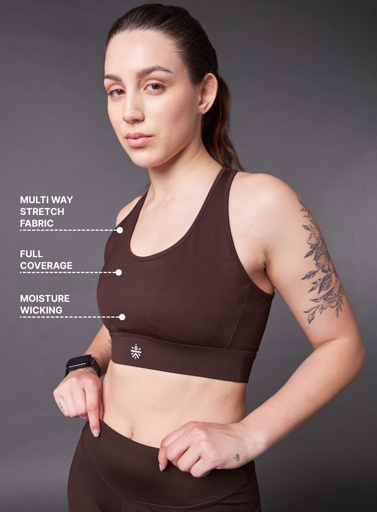 Cross Back Medium Support Bra