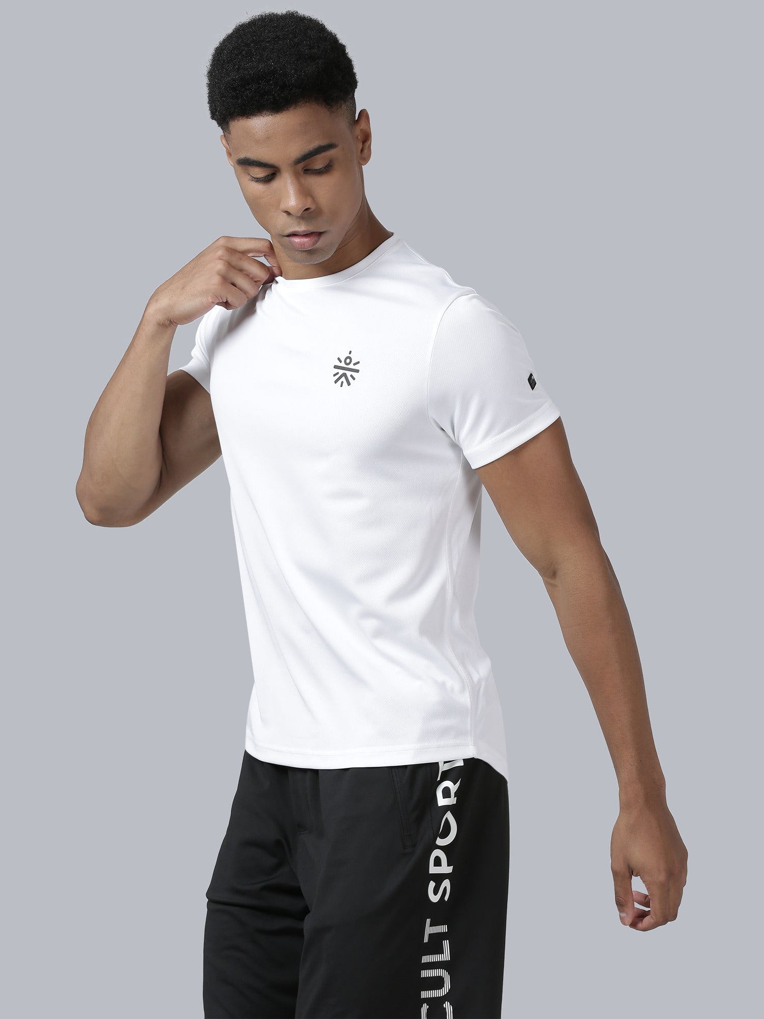 Vital Trifecta White Running Tee