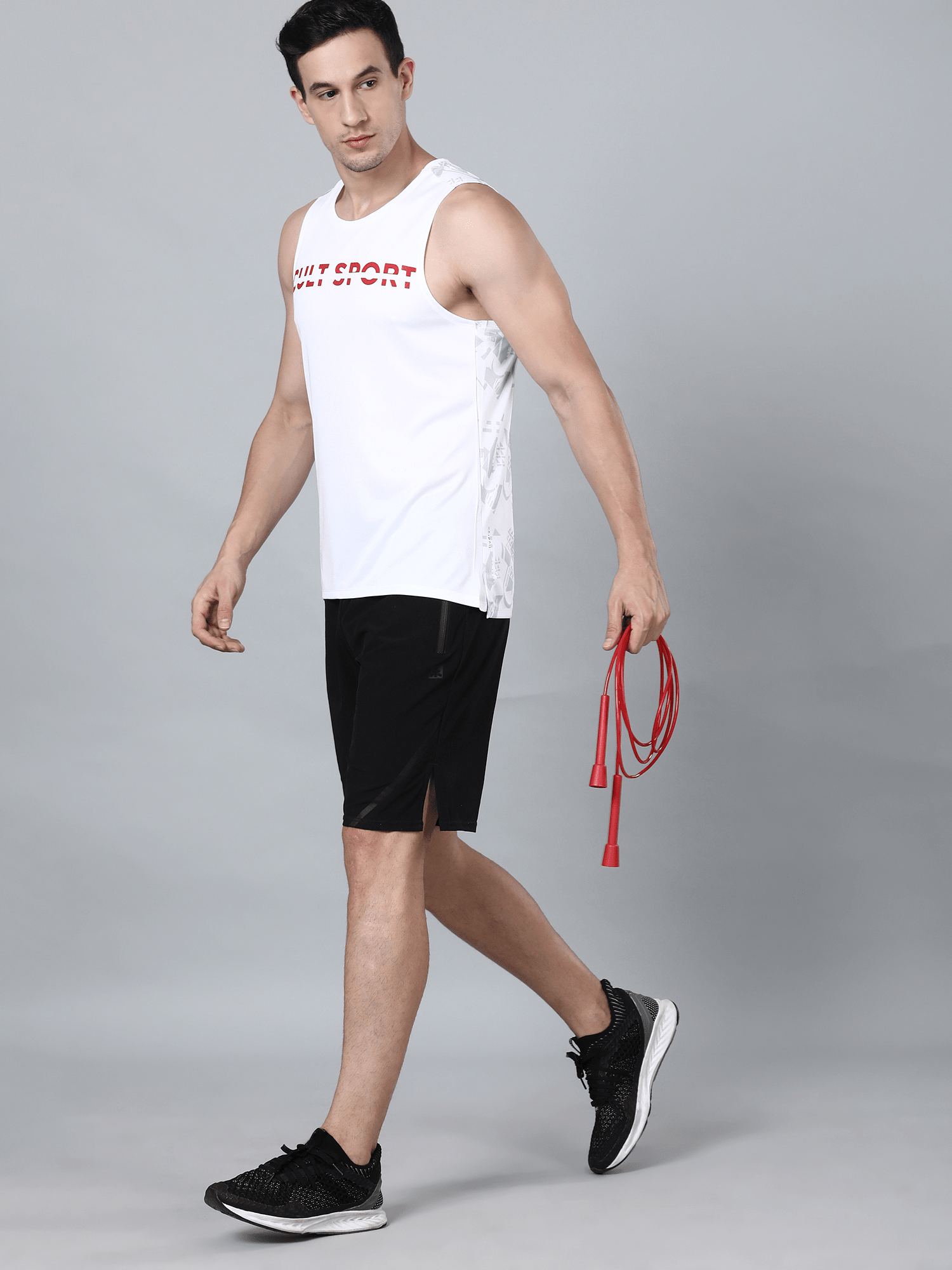 Dugout Hiero White Gym Tank