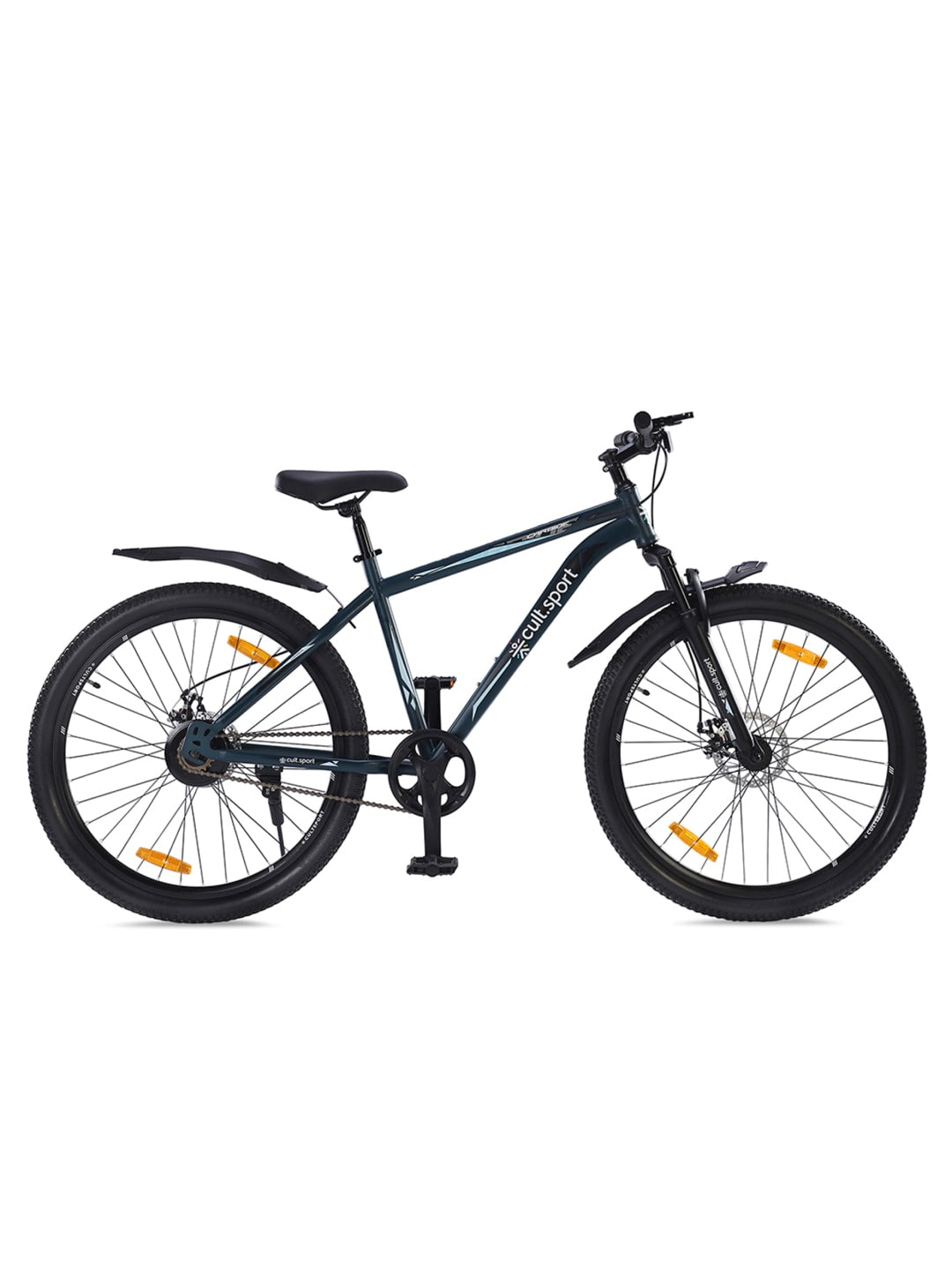 CARBIDE27.5TBLUE Steel Single Speed Mountain Cycle, Front Suspension, Disc Brake and Double Wall Rim