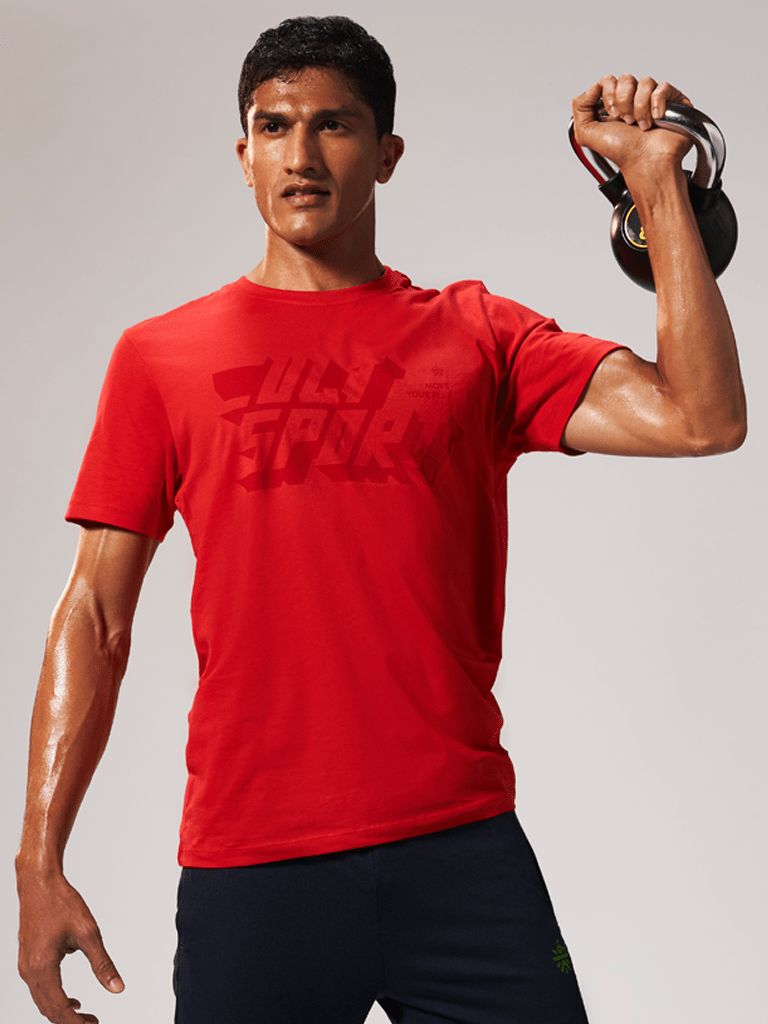 Flydry Cotton RisqueRed Workout Tee