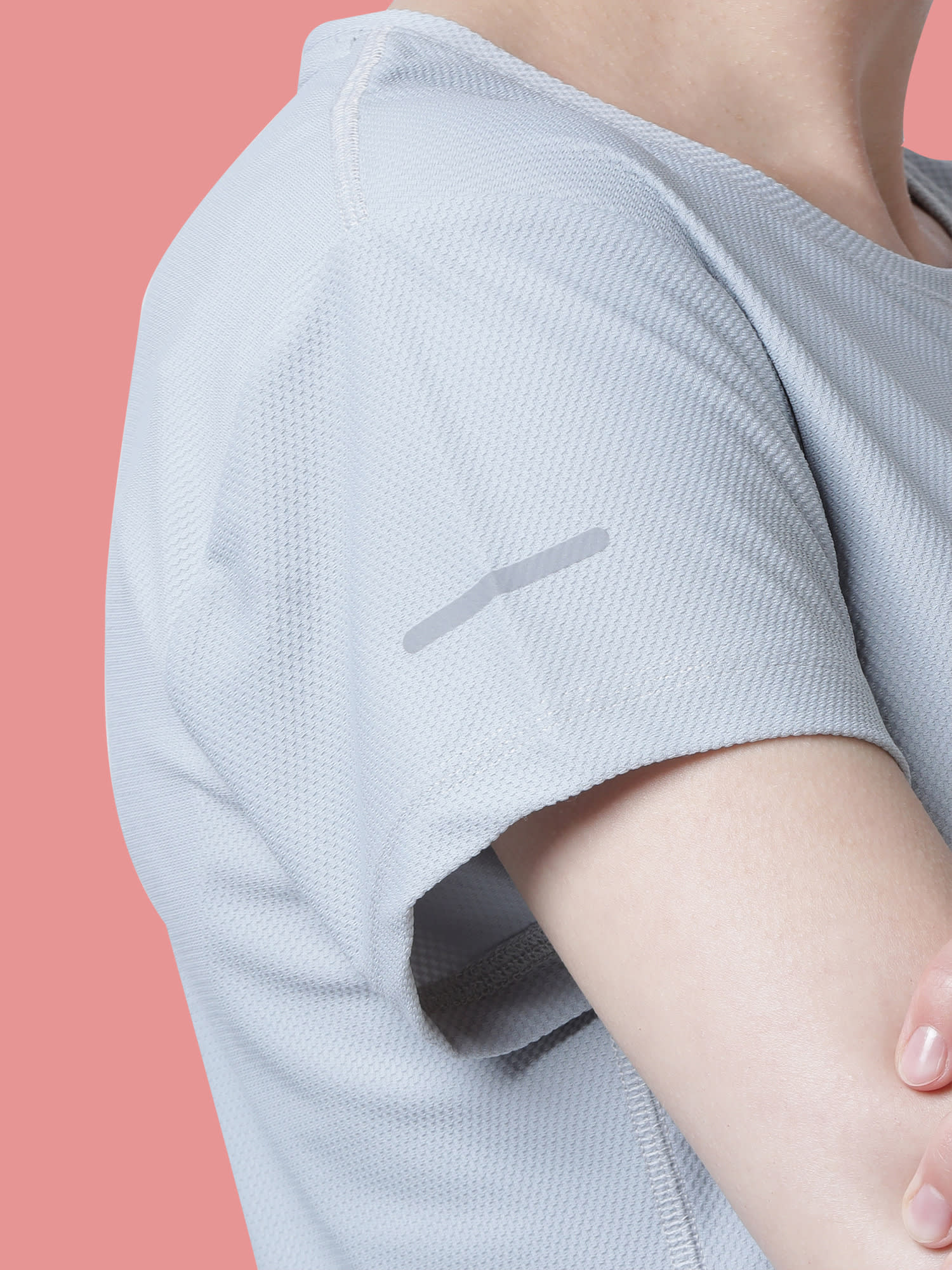 Vital Push Grey Training Slim Tee