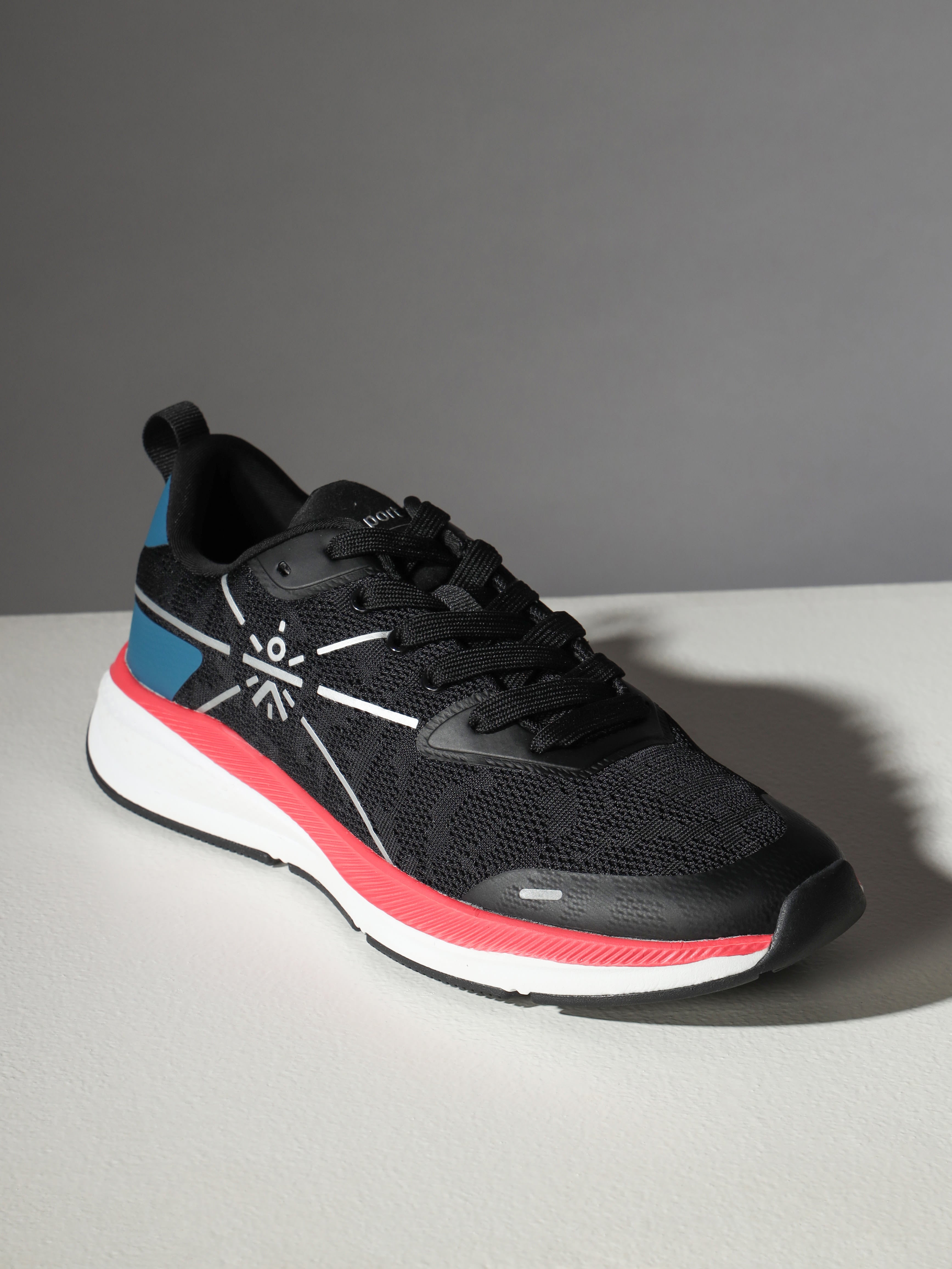 cult Flomo Men Running Shoes - Black/Blue