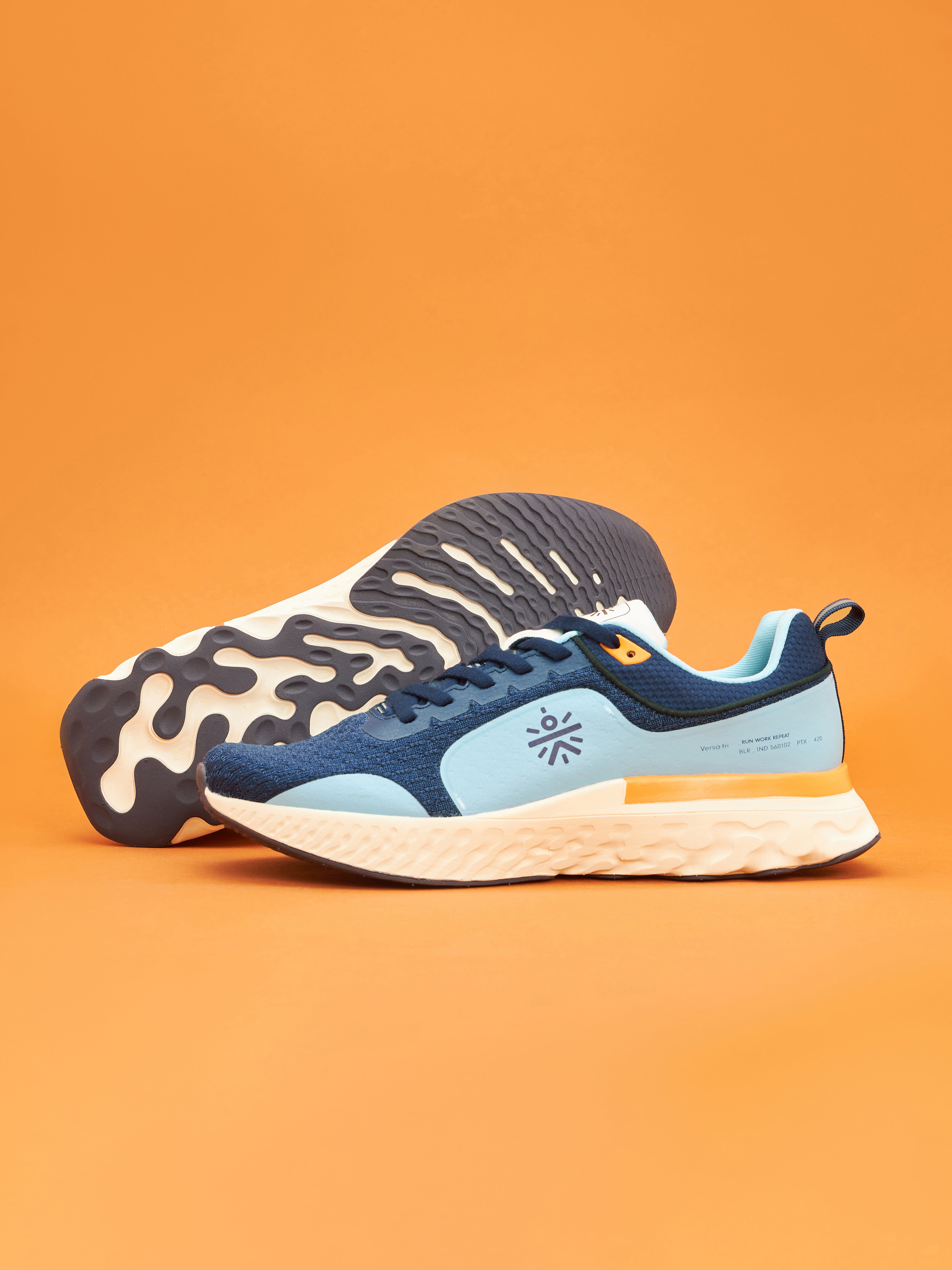 cult Versa Maze Men Running Shoes - Clay/Aqua