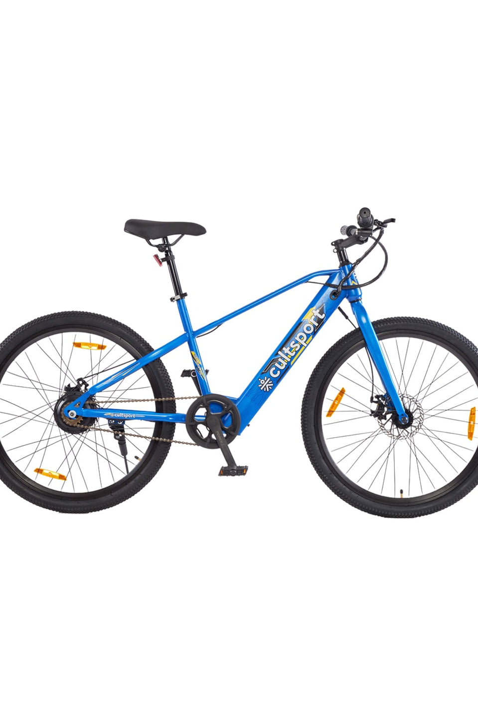 Hermit 27.5T Blue with 3.5hrs Fast Charge, Cycling Event, BLDC Motor 27.5 inches Single Speed Lithium-ion (Li-ion) Electric Cycle, Ideal for Unisex, 15+ Years