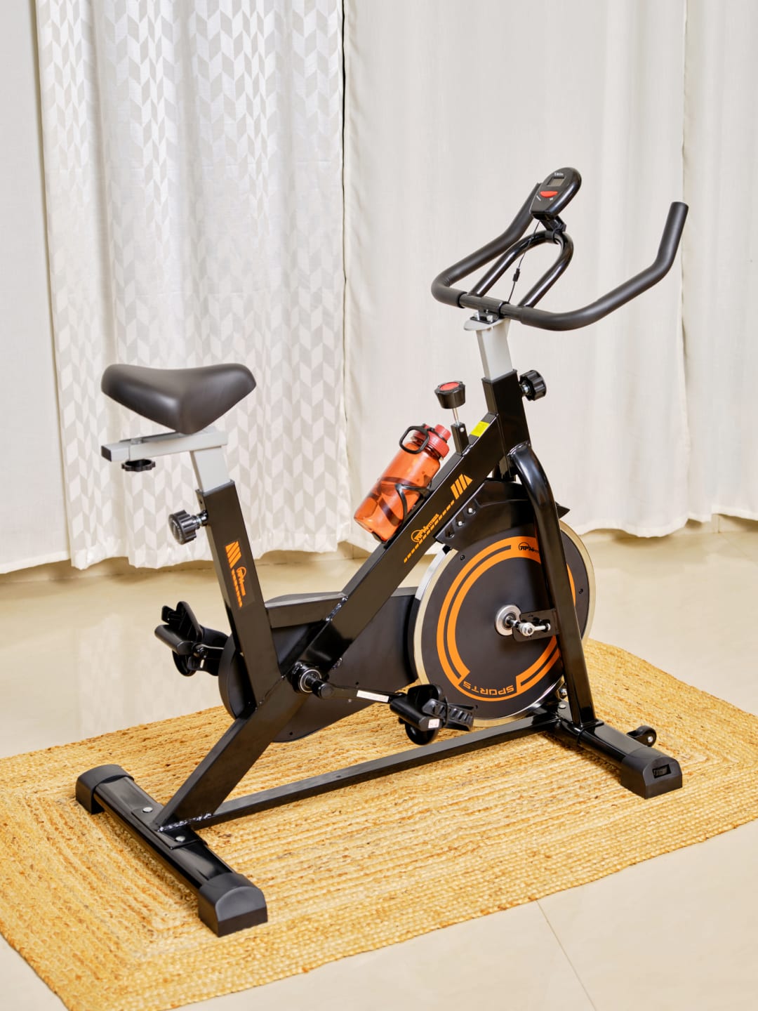 RPM610 Spinbike | 6kg Flywheel | Max Weight 120kg | Direct Contact Resistance | Orange (with 6 months extended warranty)