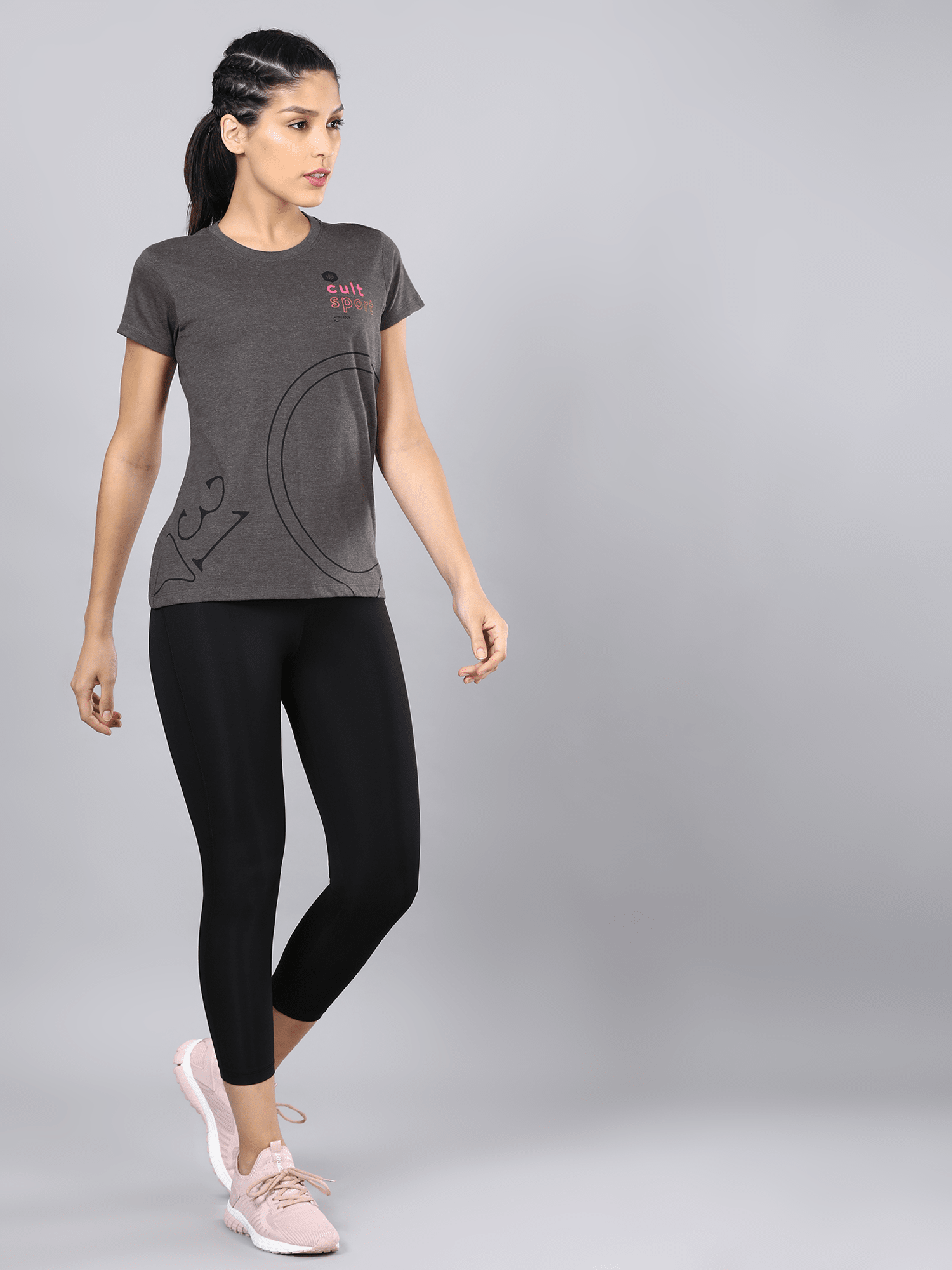 Everyday Numeric Anthra Casual Tee