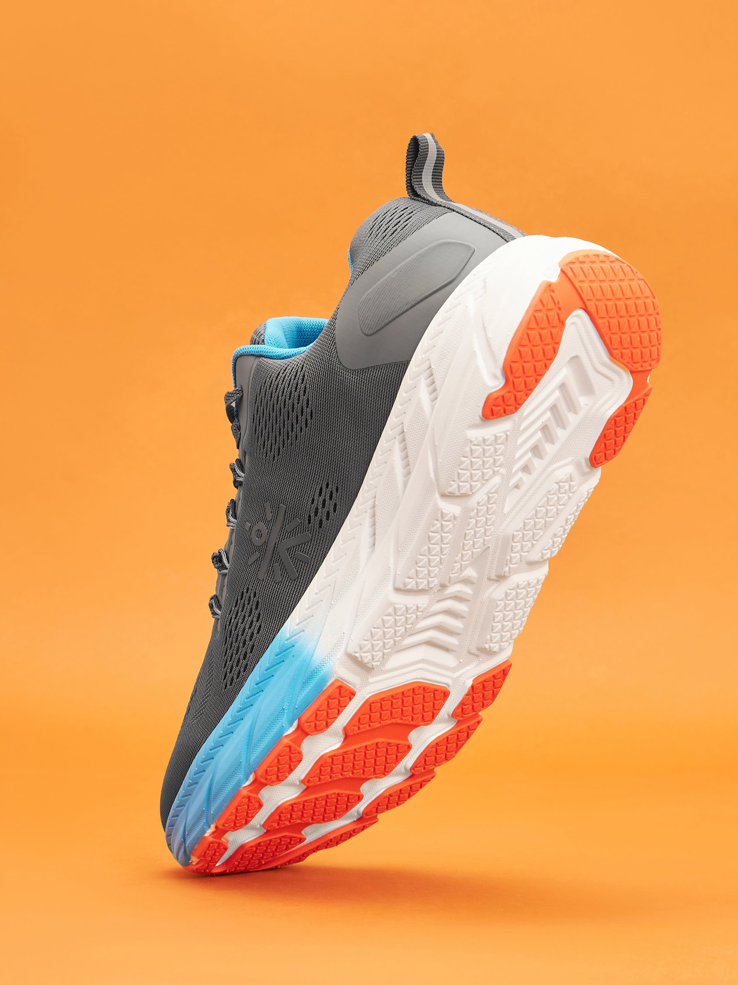 cult EZ+ Ryde Men Running Shoes - Carbon Grey/Blue