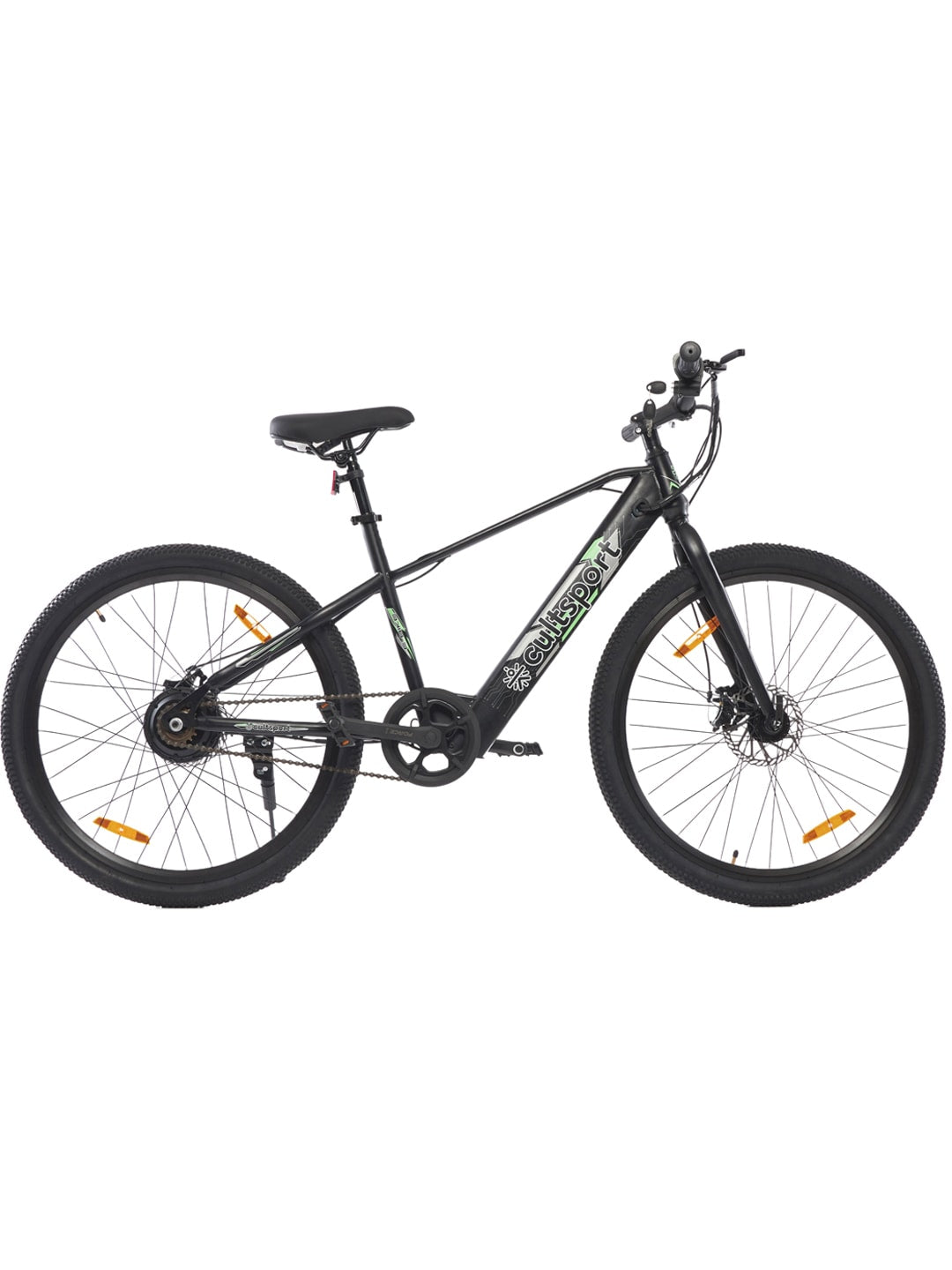 Hermit 27.5T Black with 3.5hrs Fast Charge, Cycling Event, BLDC Motor 27.5 inches Single Speed Lithium-ion (Li-ion) Electric Cycle, Ideal for Unisex, 15+ Years
