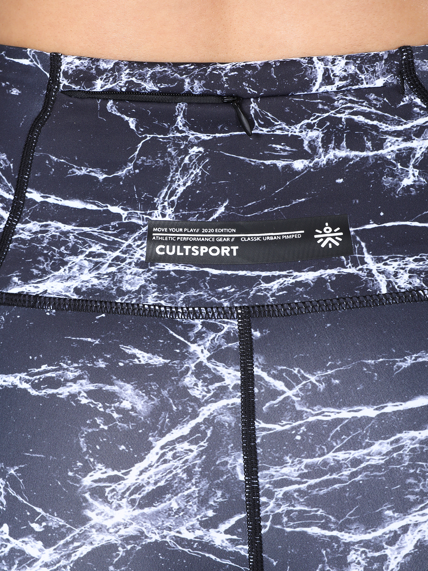 AbsoluteFit Black Marble Workout Leggings