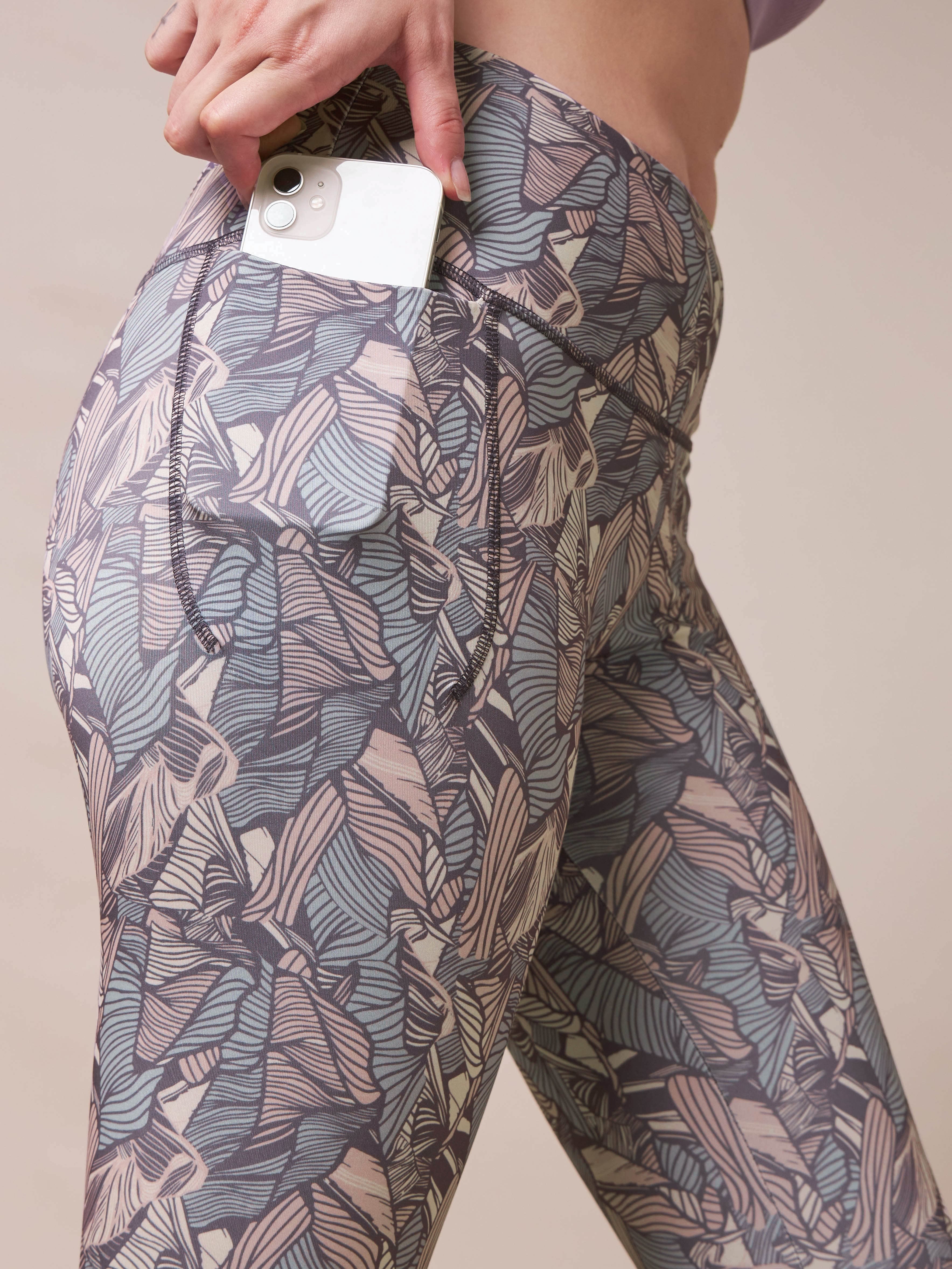 Zen Garden All Over Print Yoga Tights