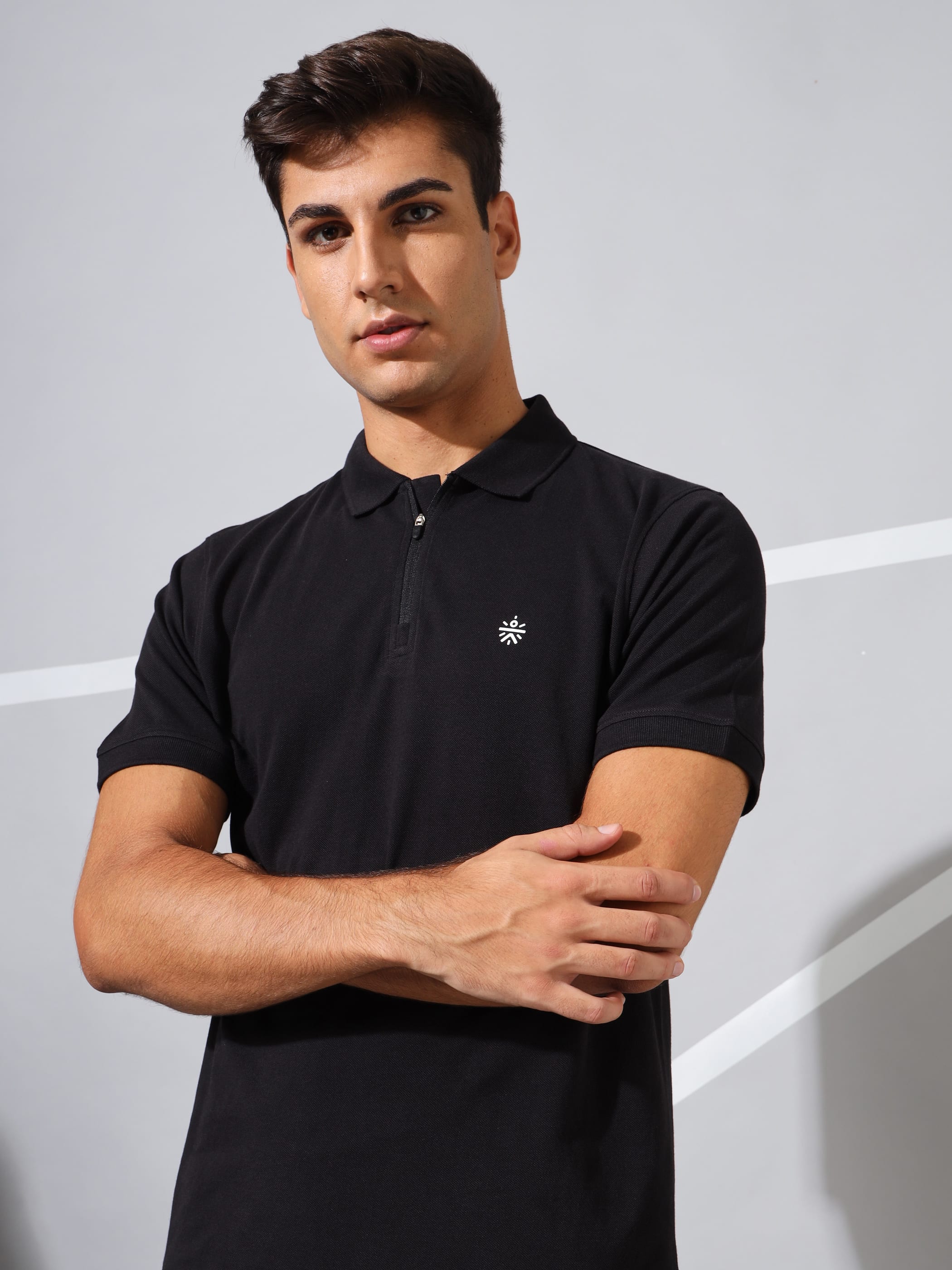 Solid Performance Polo T-shirt