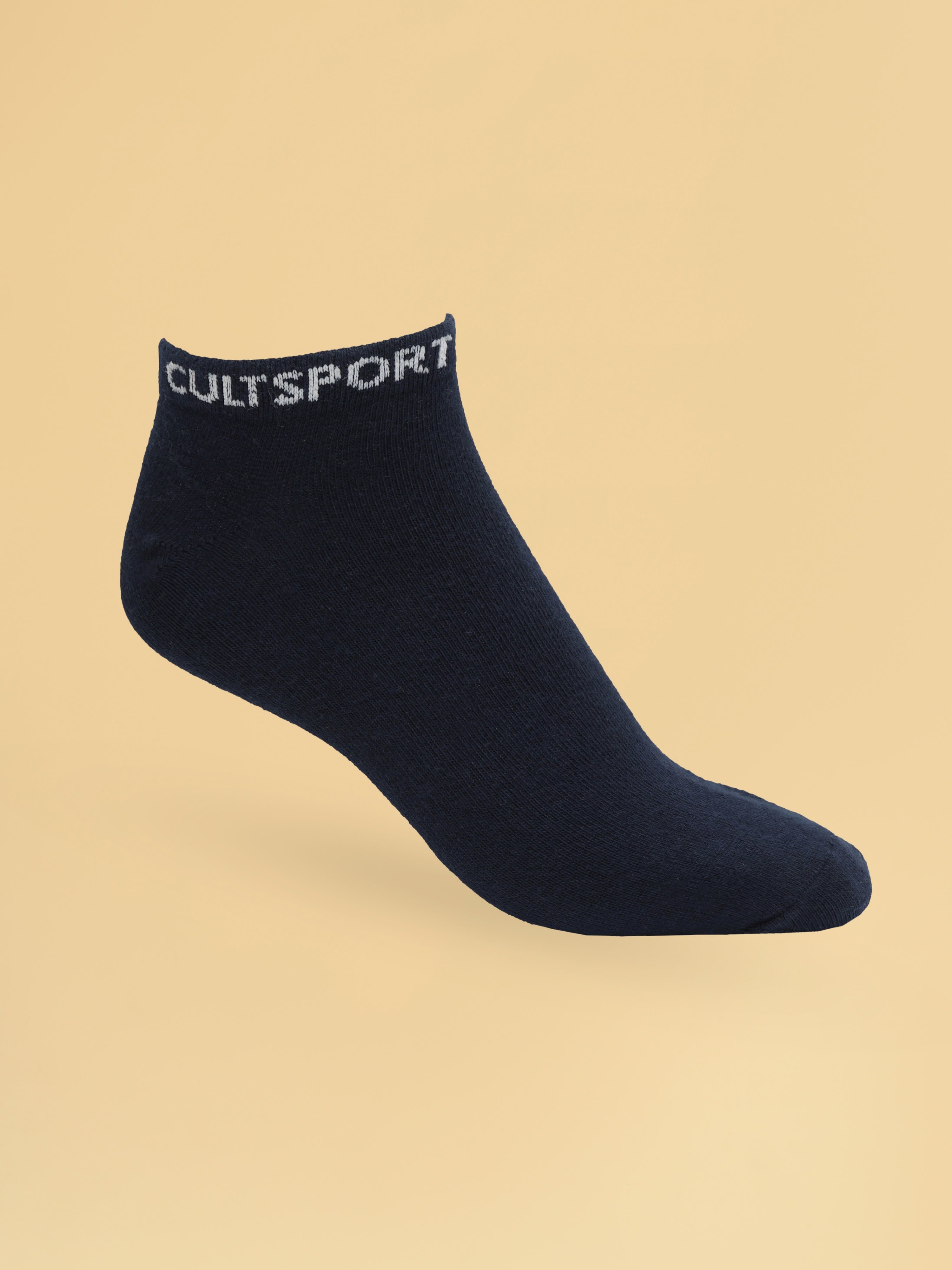 Sports Low Ankle Length Pack of 3 Black,Grey & Navy Men's Socks