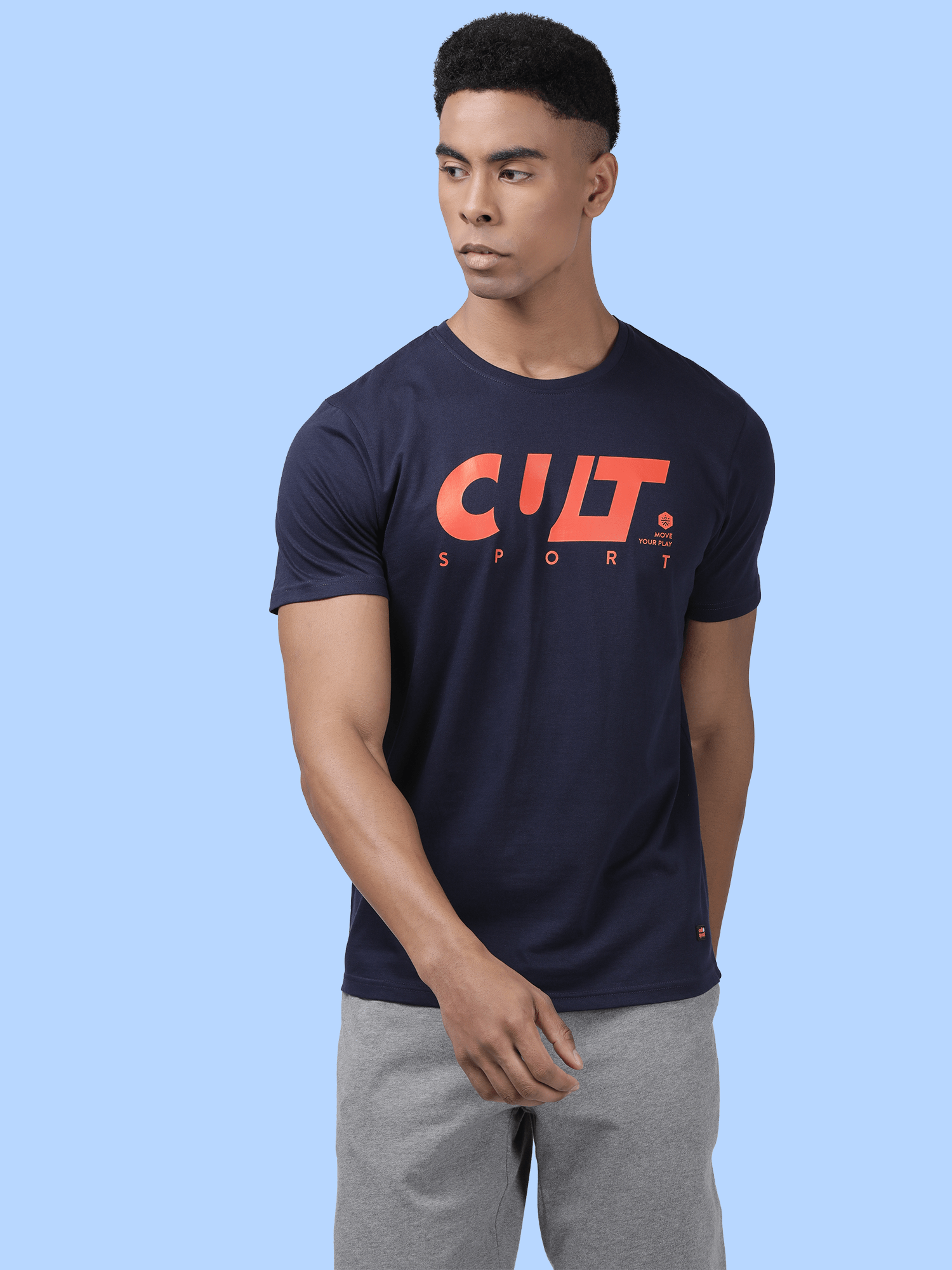 Everydays Cruise Navy Cotton Tee
