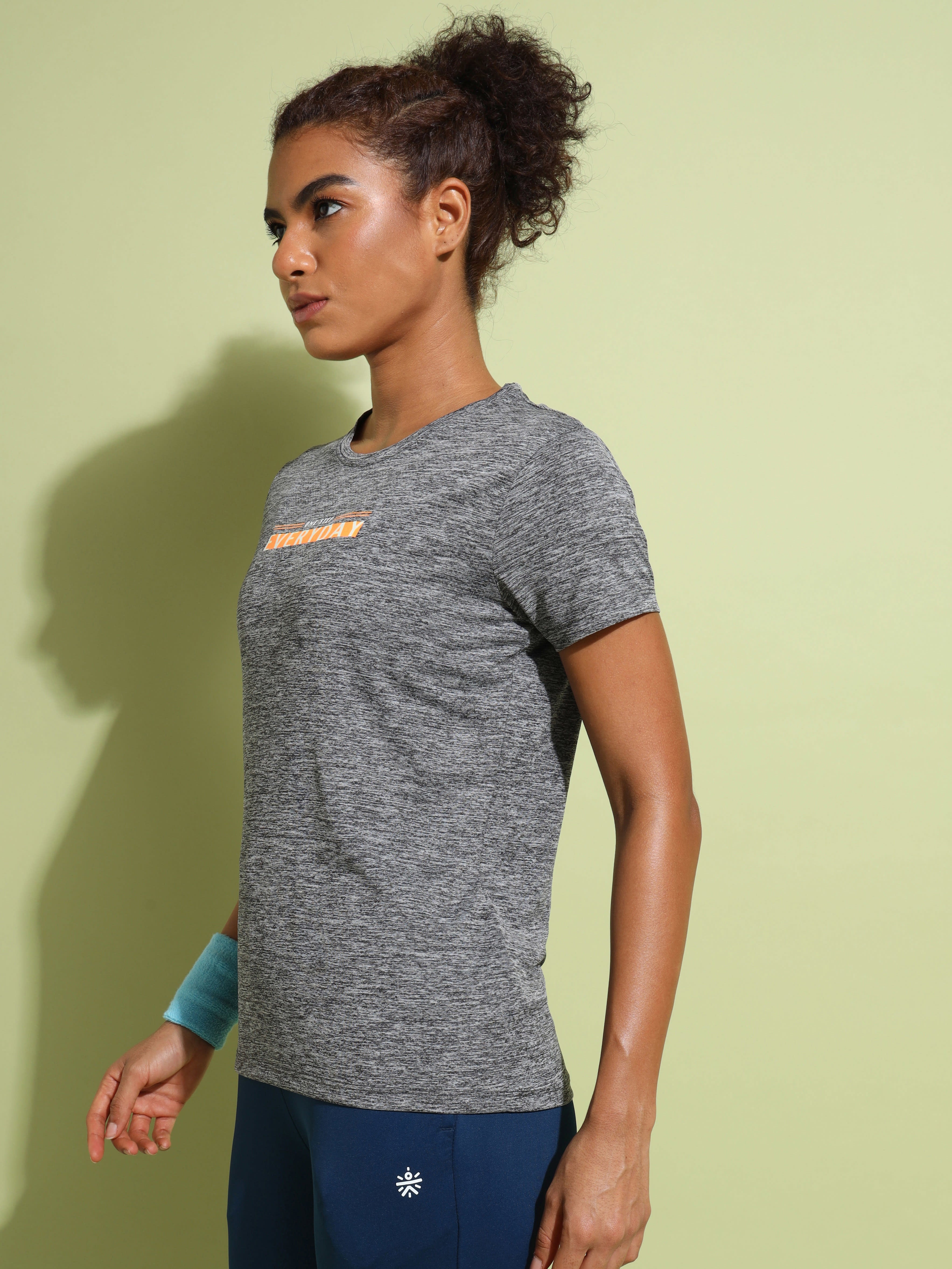 Textured Active T-shirt with Graphic
