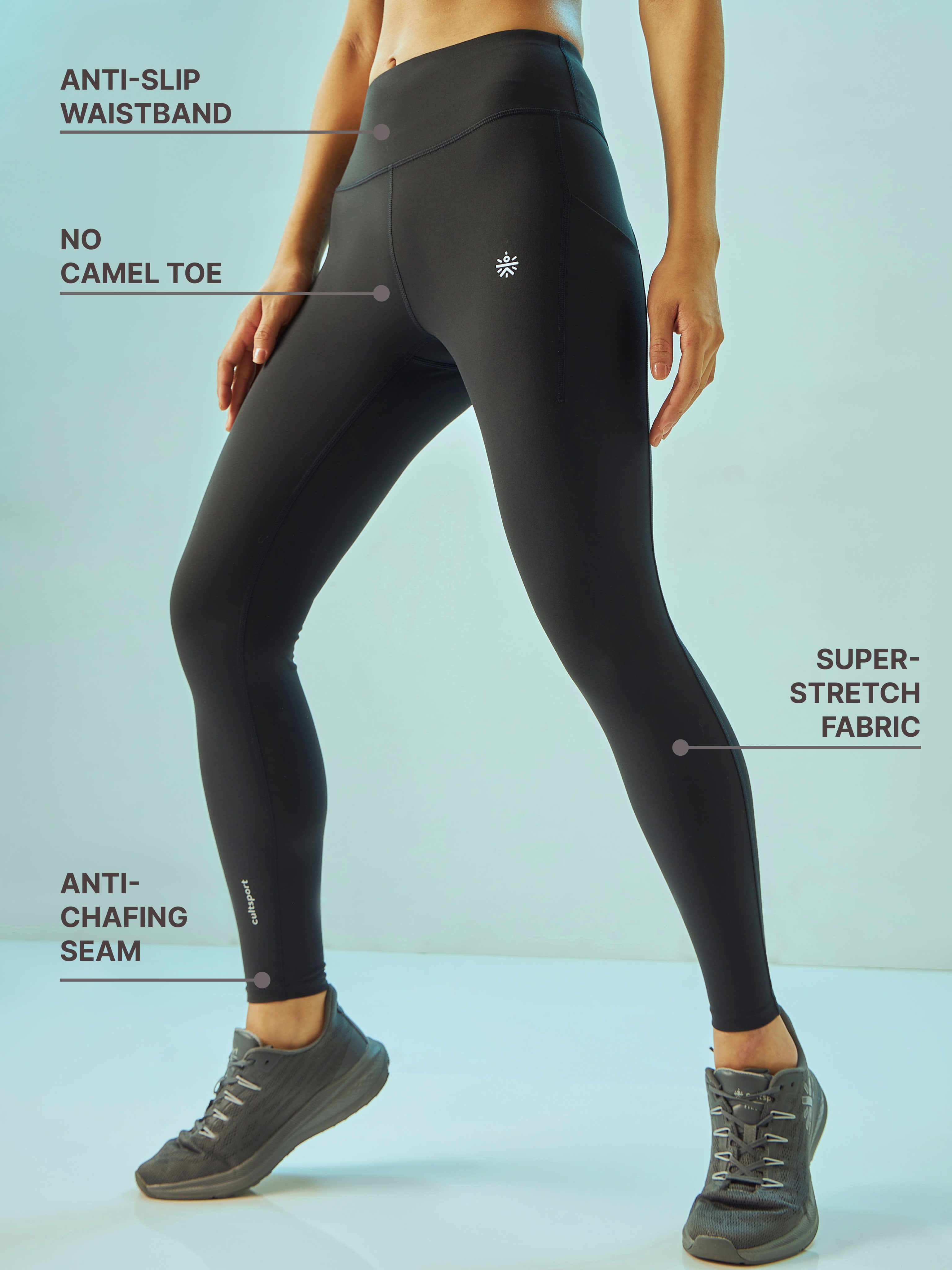 AbsoluteFit Solid Workout Tights