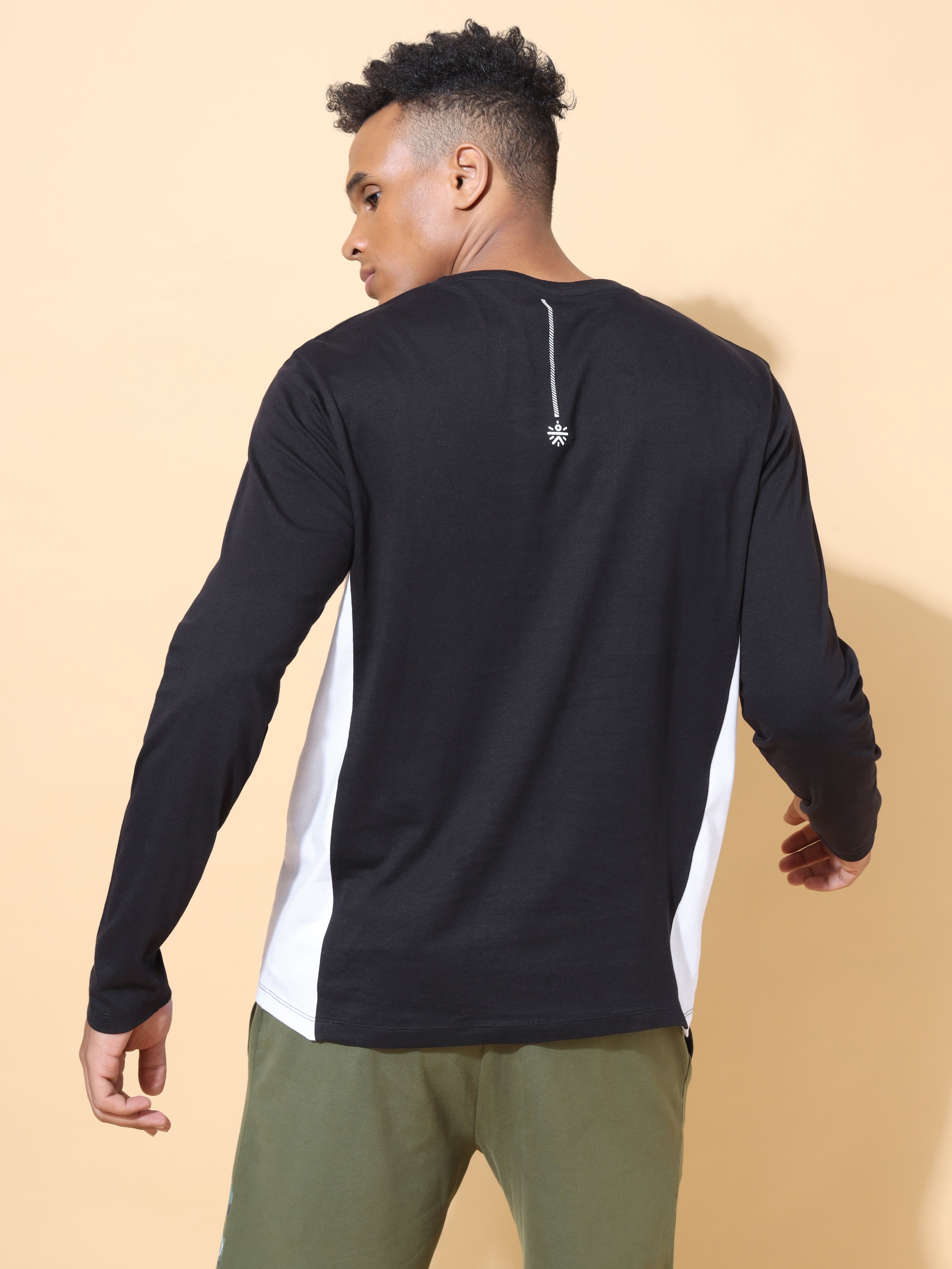 Panelled Performance T-shirt with Graphic