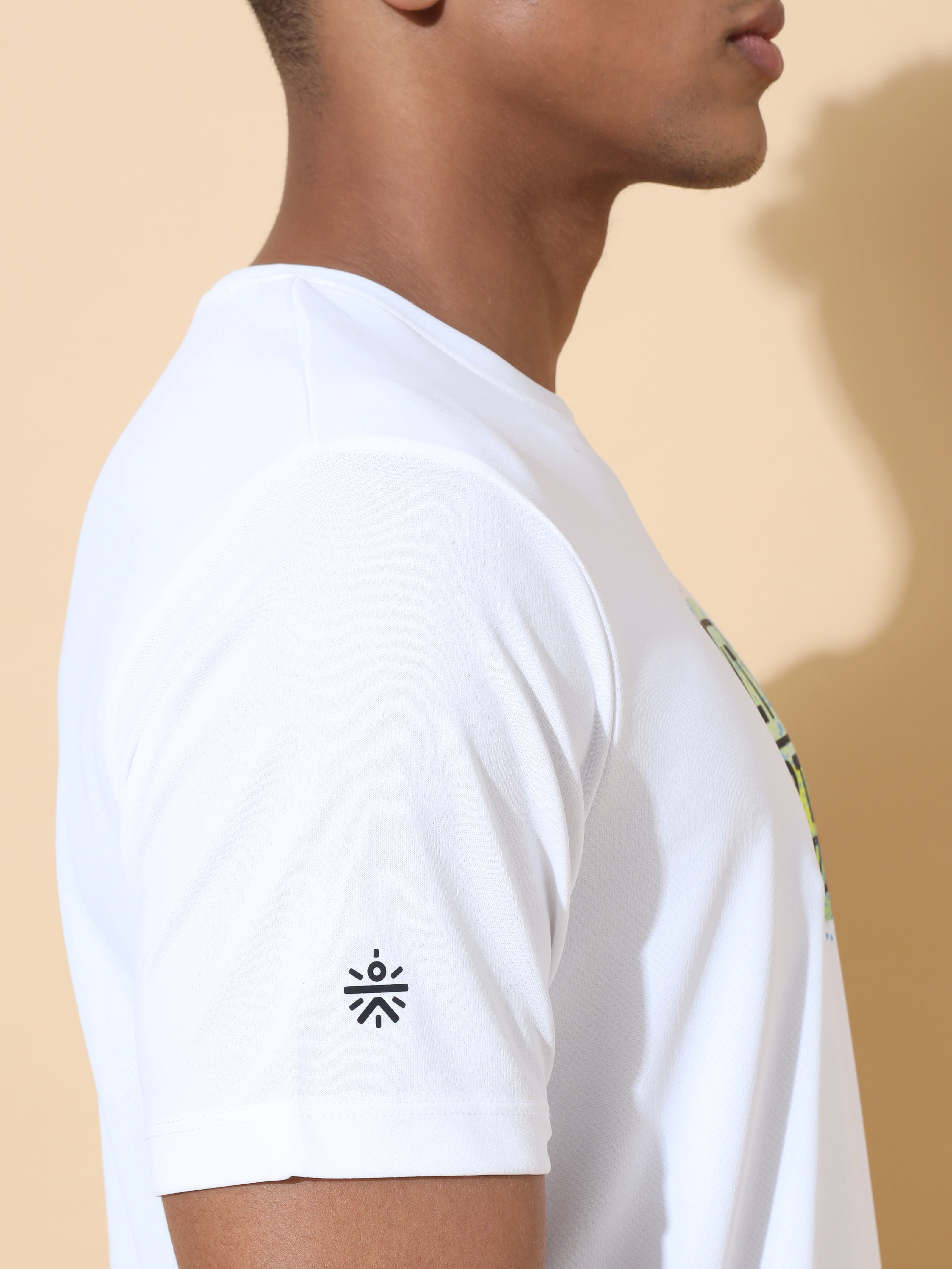 Performance T-shirt with Graphic Print