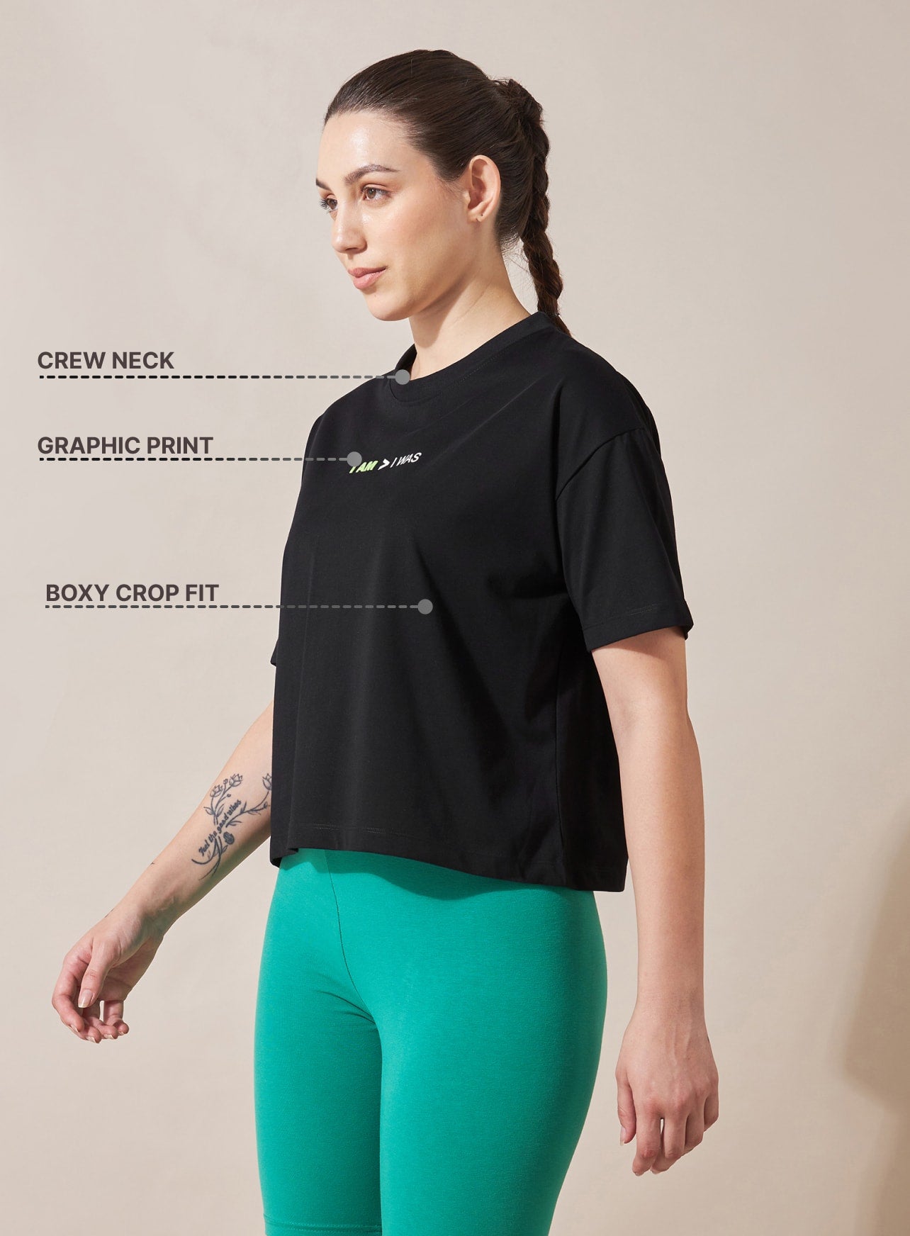 I Am Great Typographic T-shirt