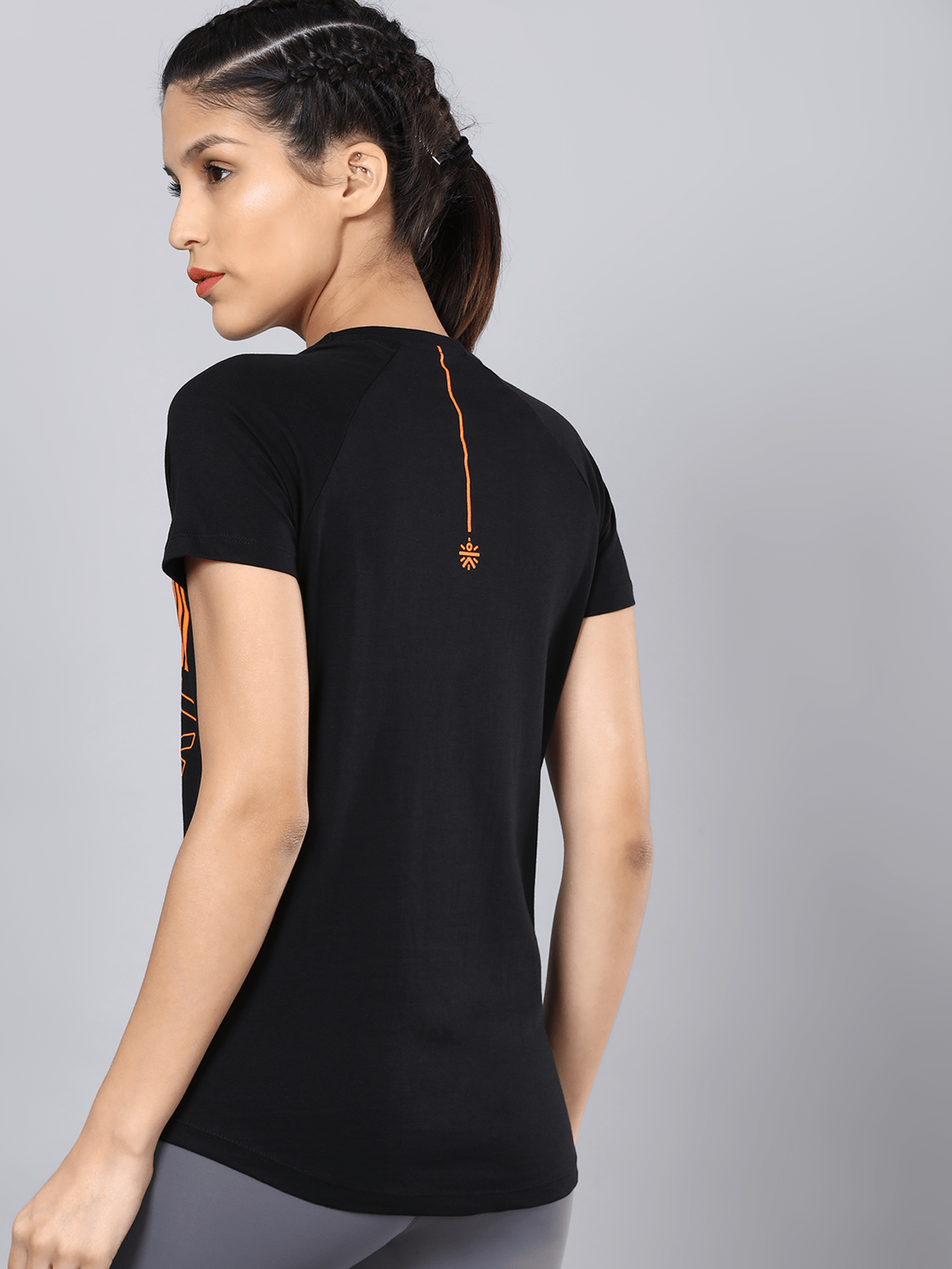 Signature Hustle Black Workout Tee