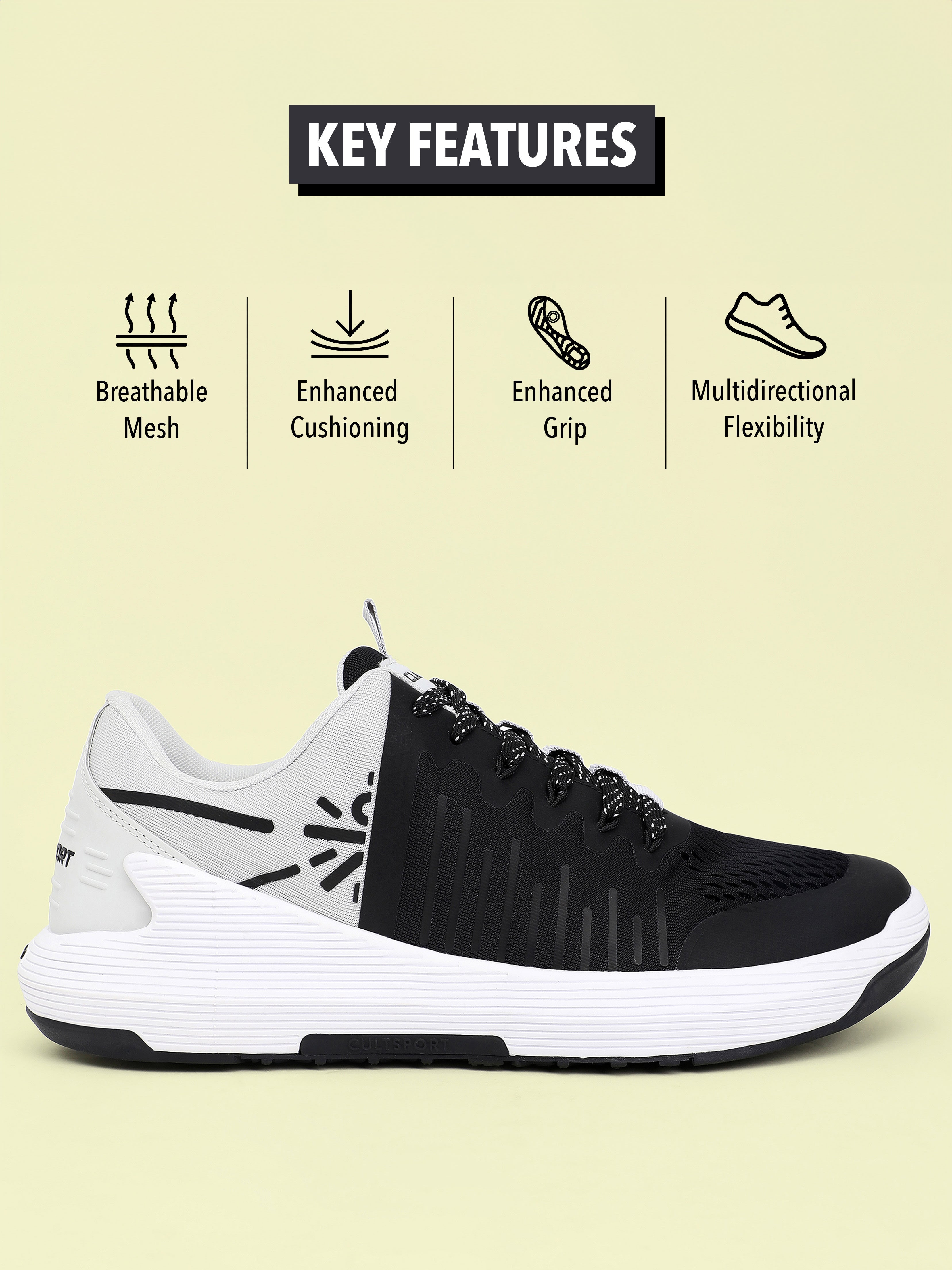 cult Impact Men Training Shoes - Black