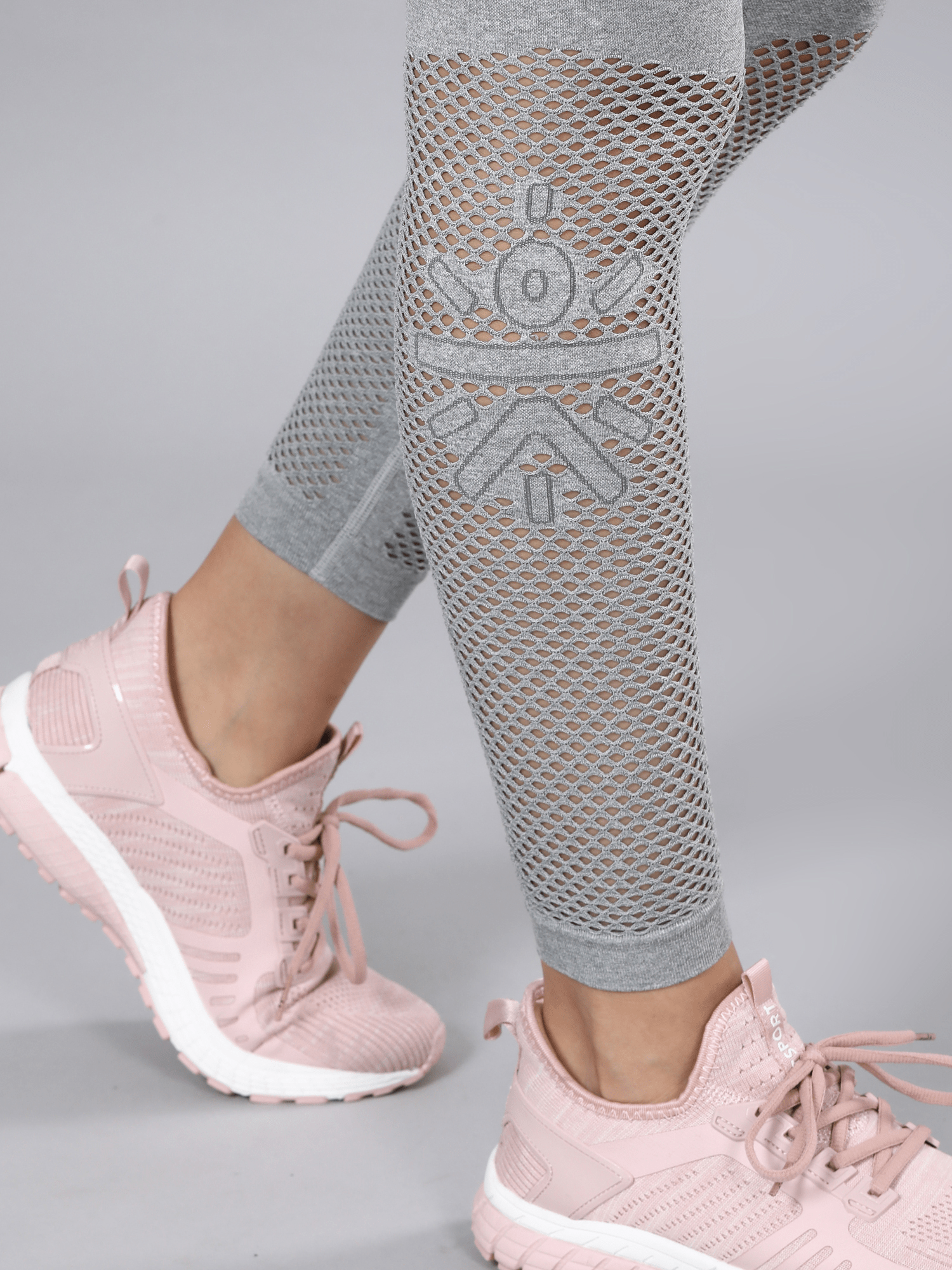 Yogini Comfort Light Grey Seamless Leggings