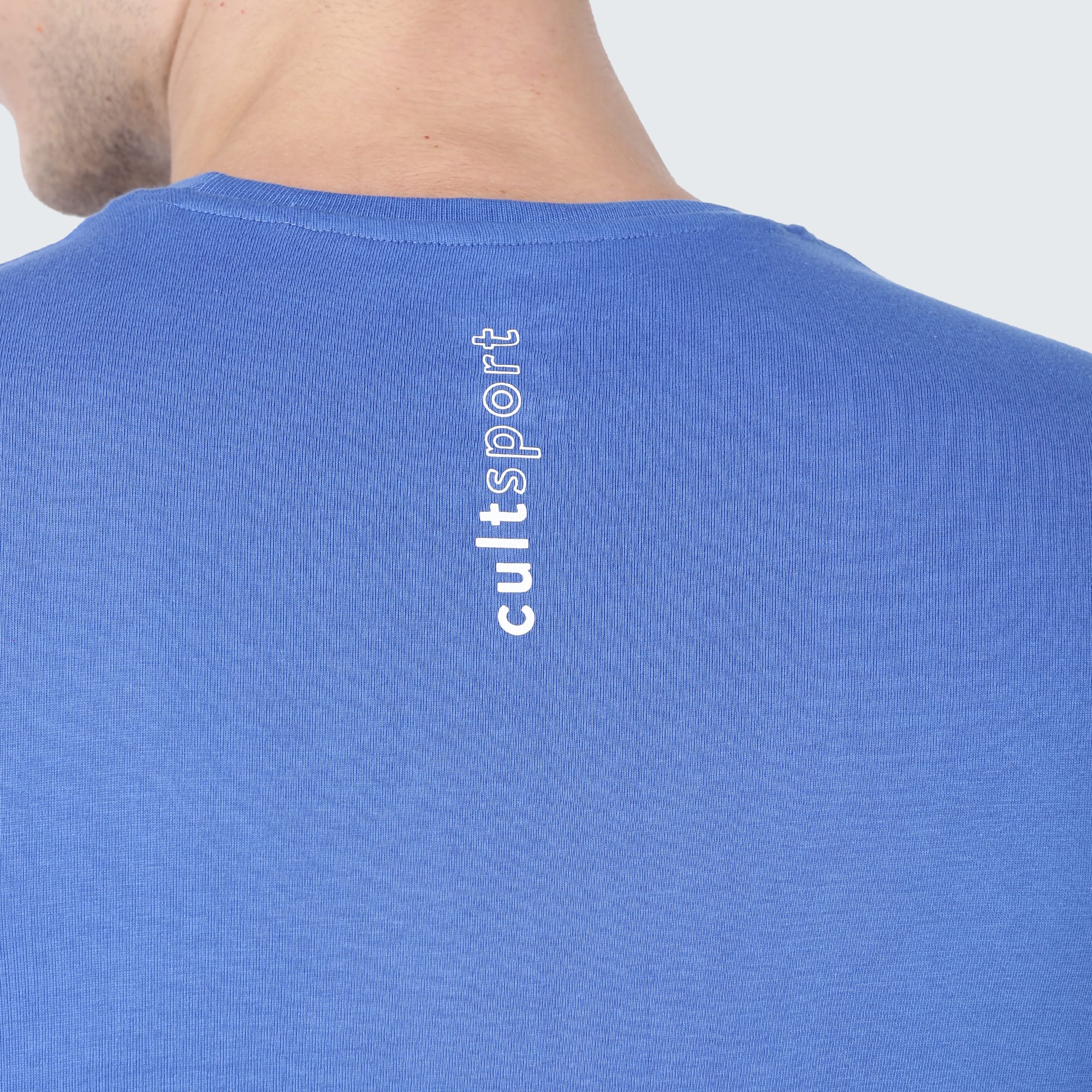 Everydays Slide Petrol Blue Cotton Tee