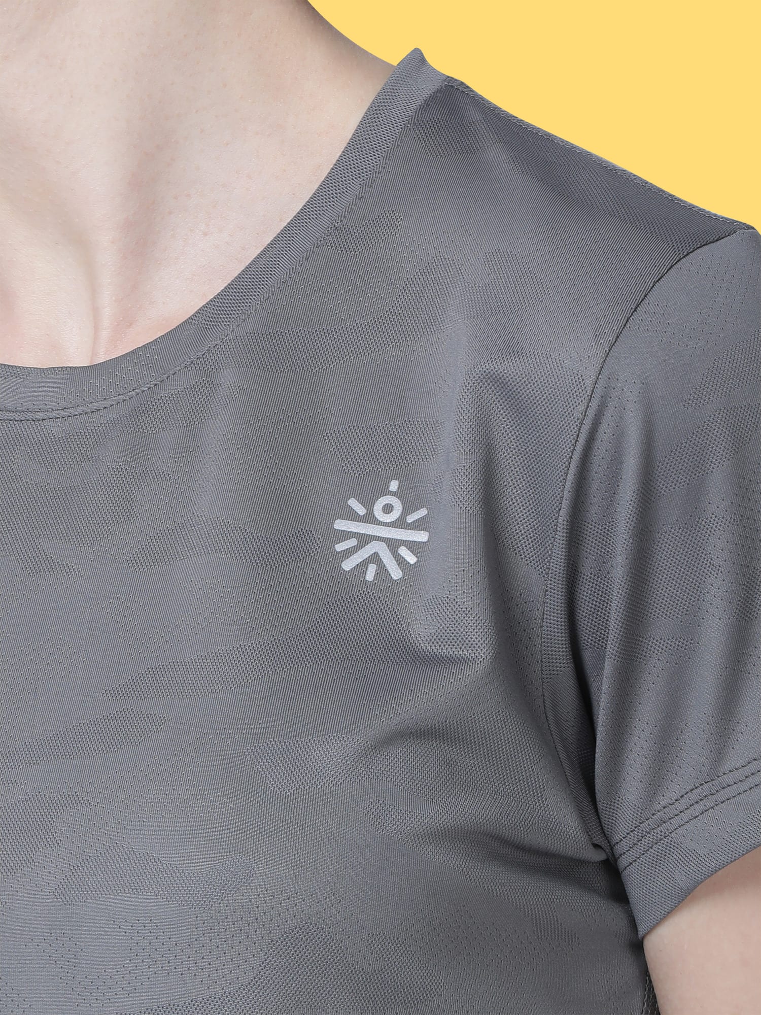 Vital Air Grey Running Relaxed Tee