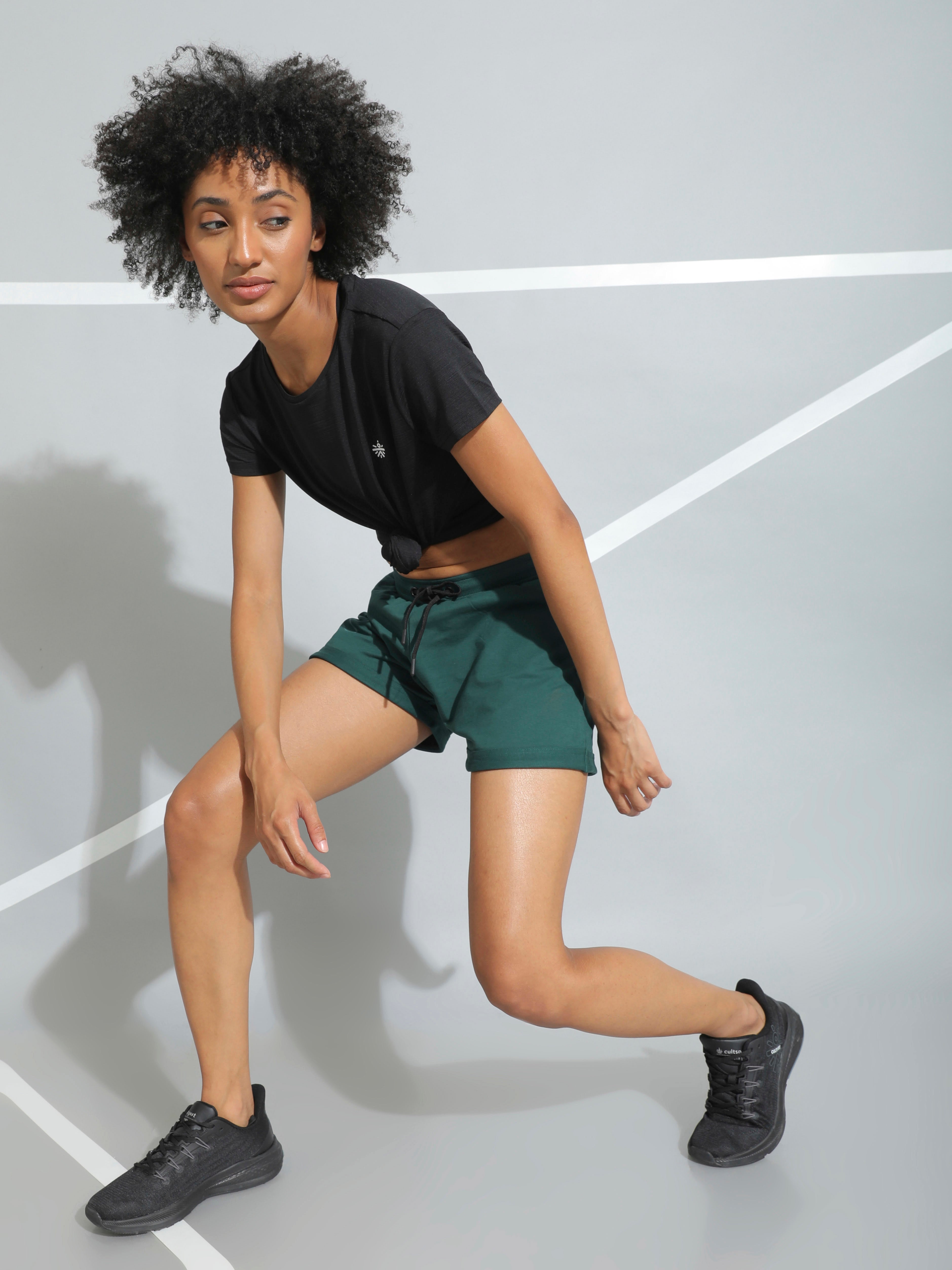 Brushstroke Logo Active Shorts