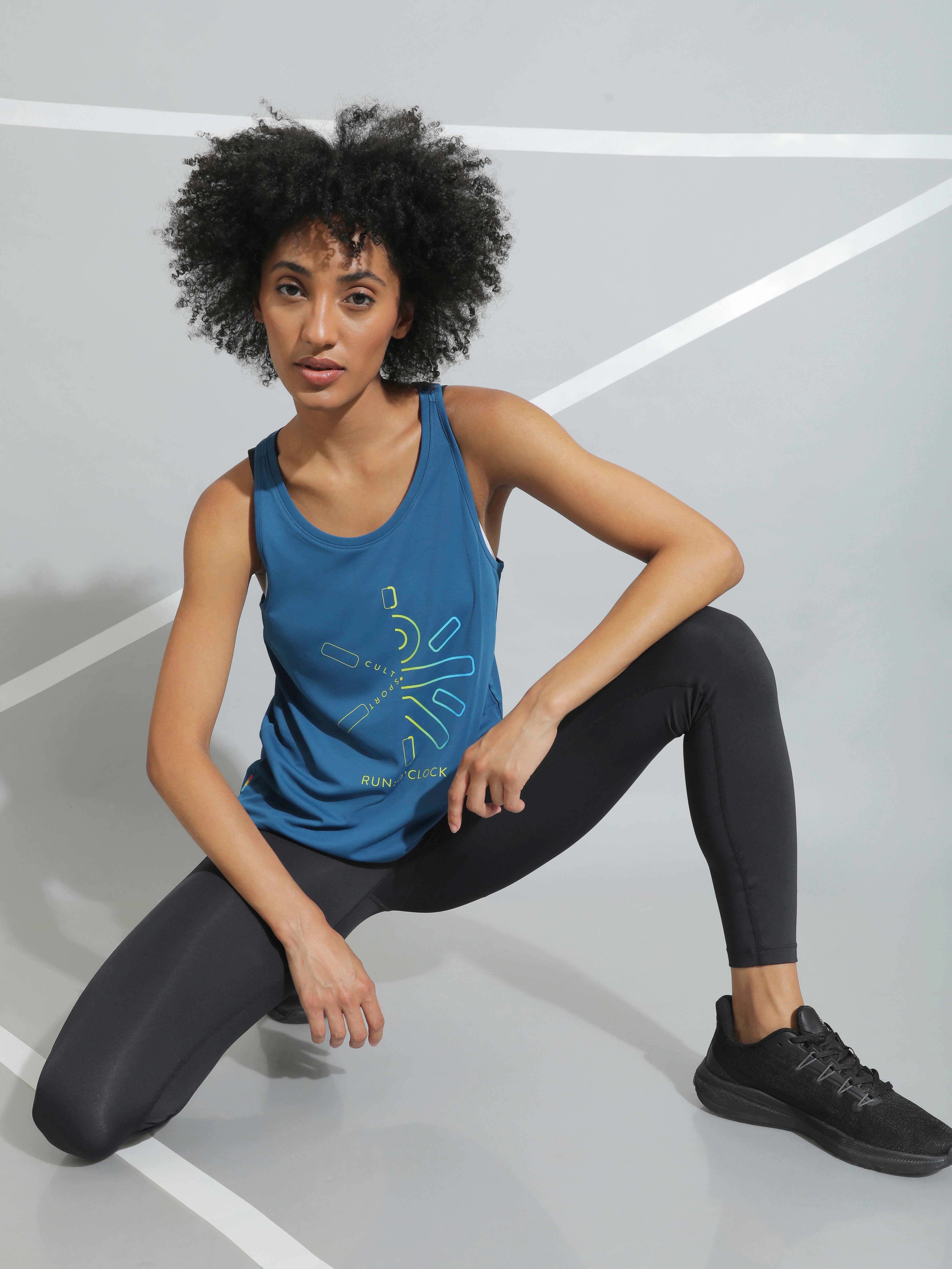 Ombre Logo Active Tank Top