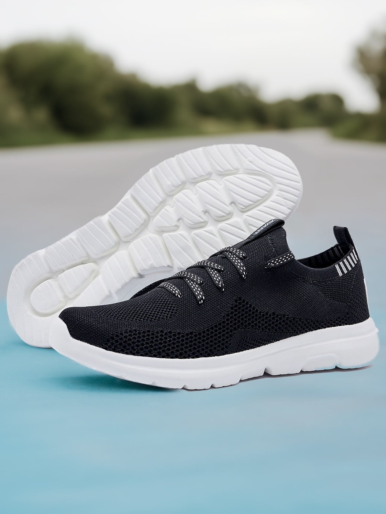 Avant Men's Everglide Running Shoes-Black