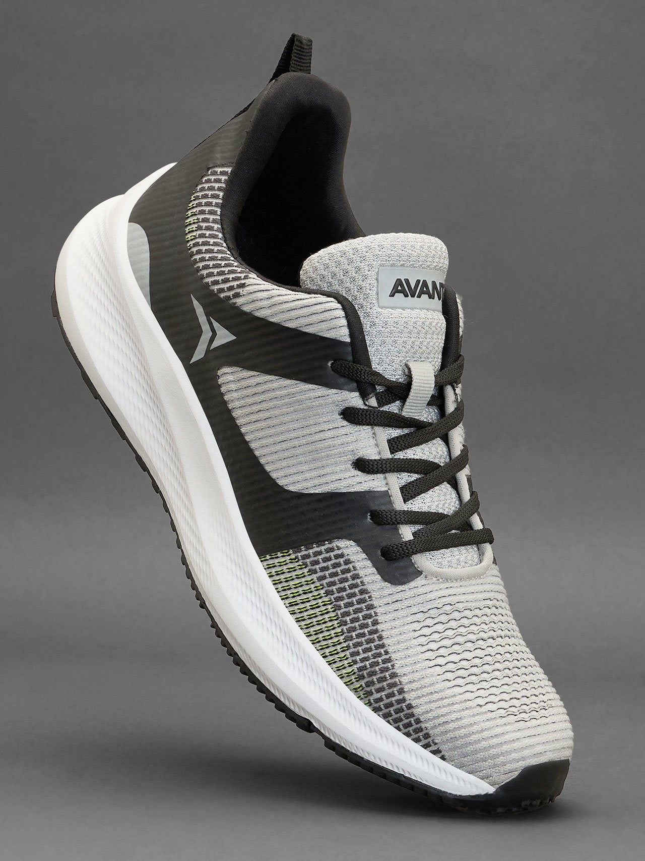 Avant Men's Boat Running shoes-Grey/Black