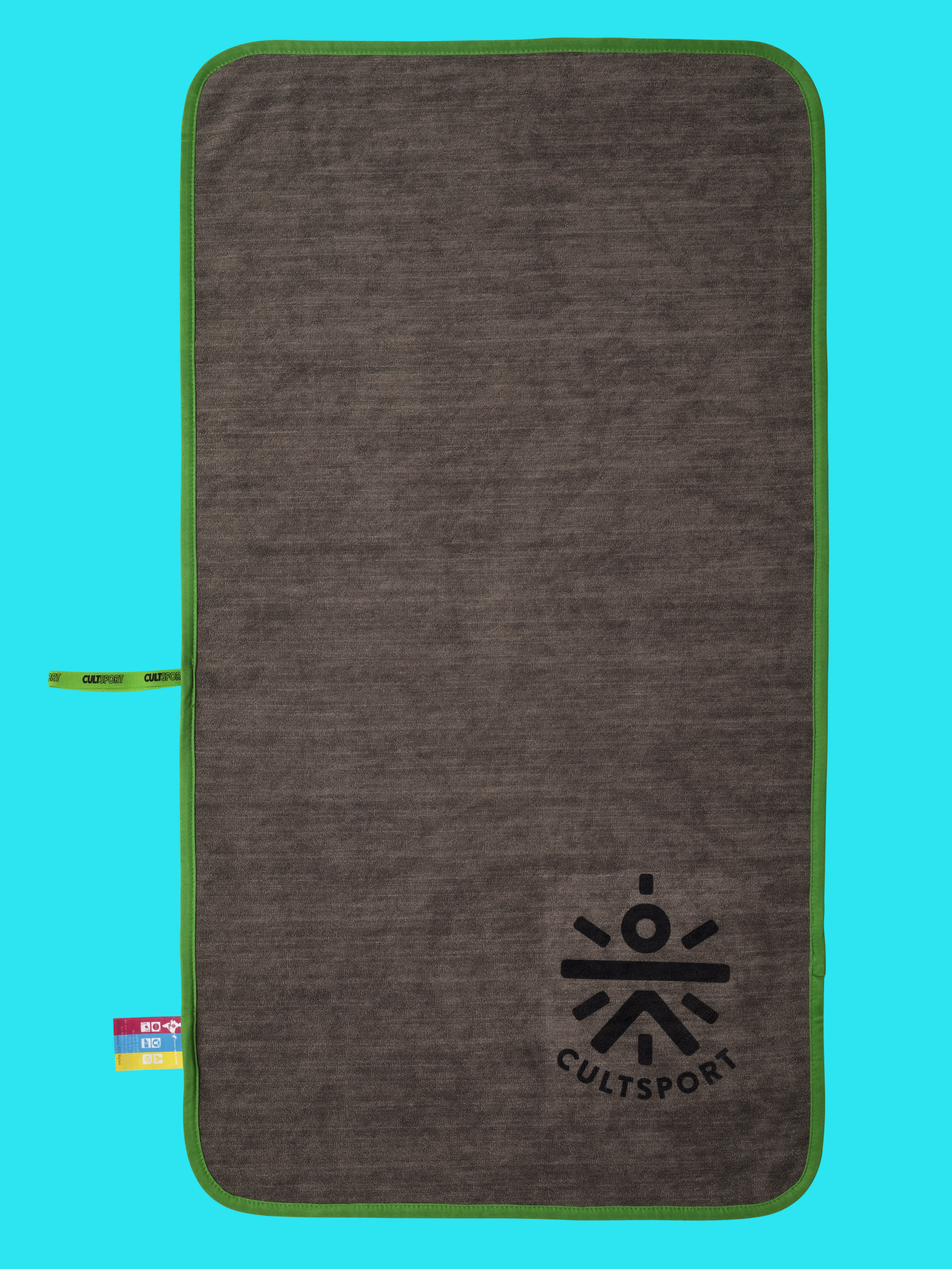 Castal Rock Green Microfibre Gym Towel