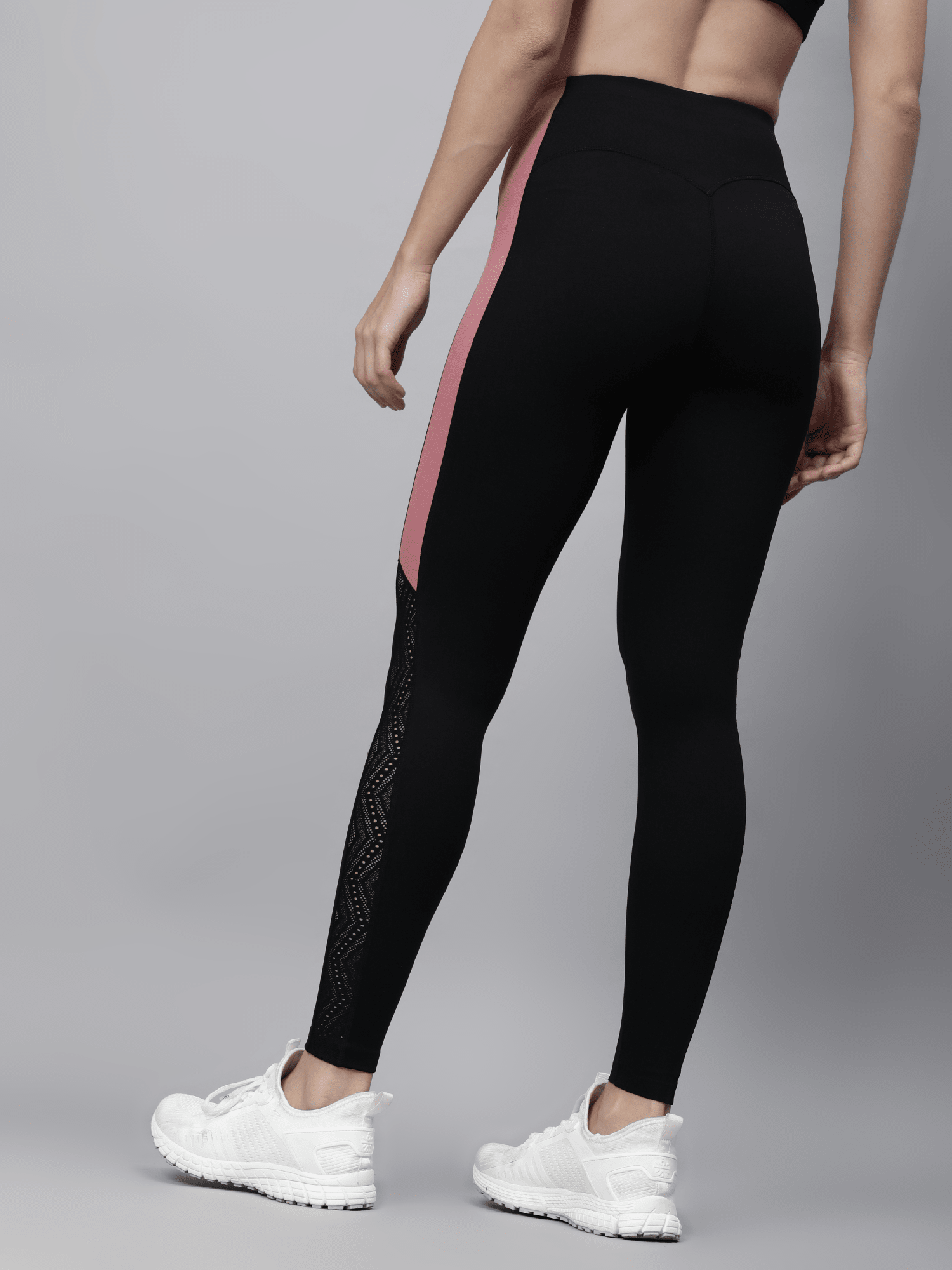 AbsoluteFit Uplift Black+Rose Workout Leggings