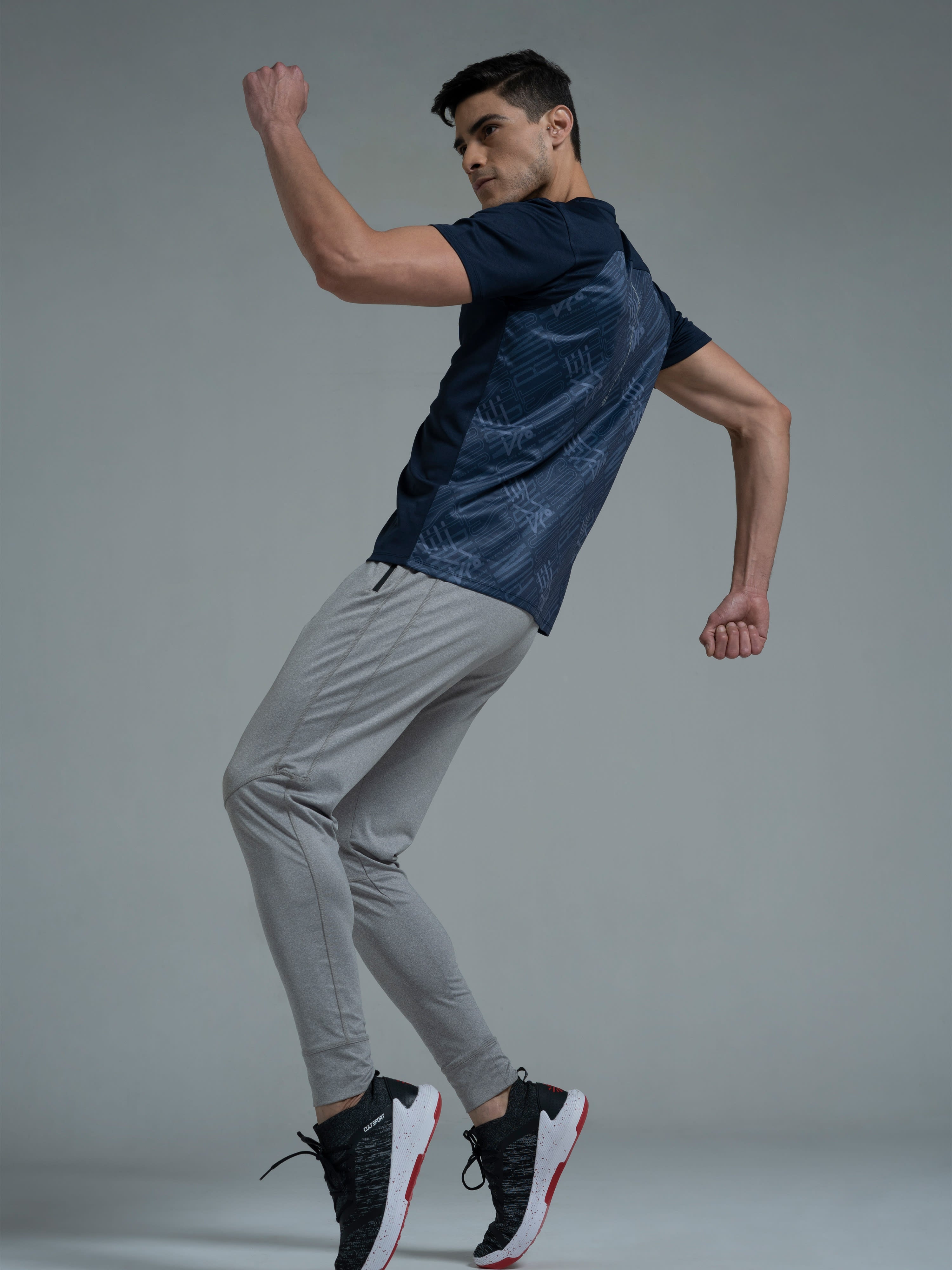 FlashRun Print Mix Men's Running T-shirt